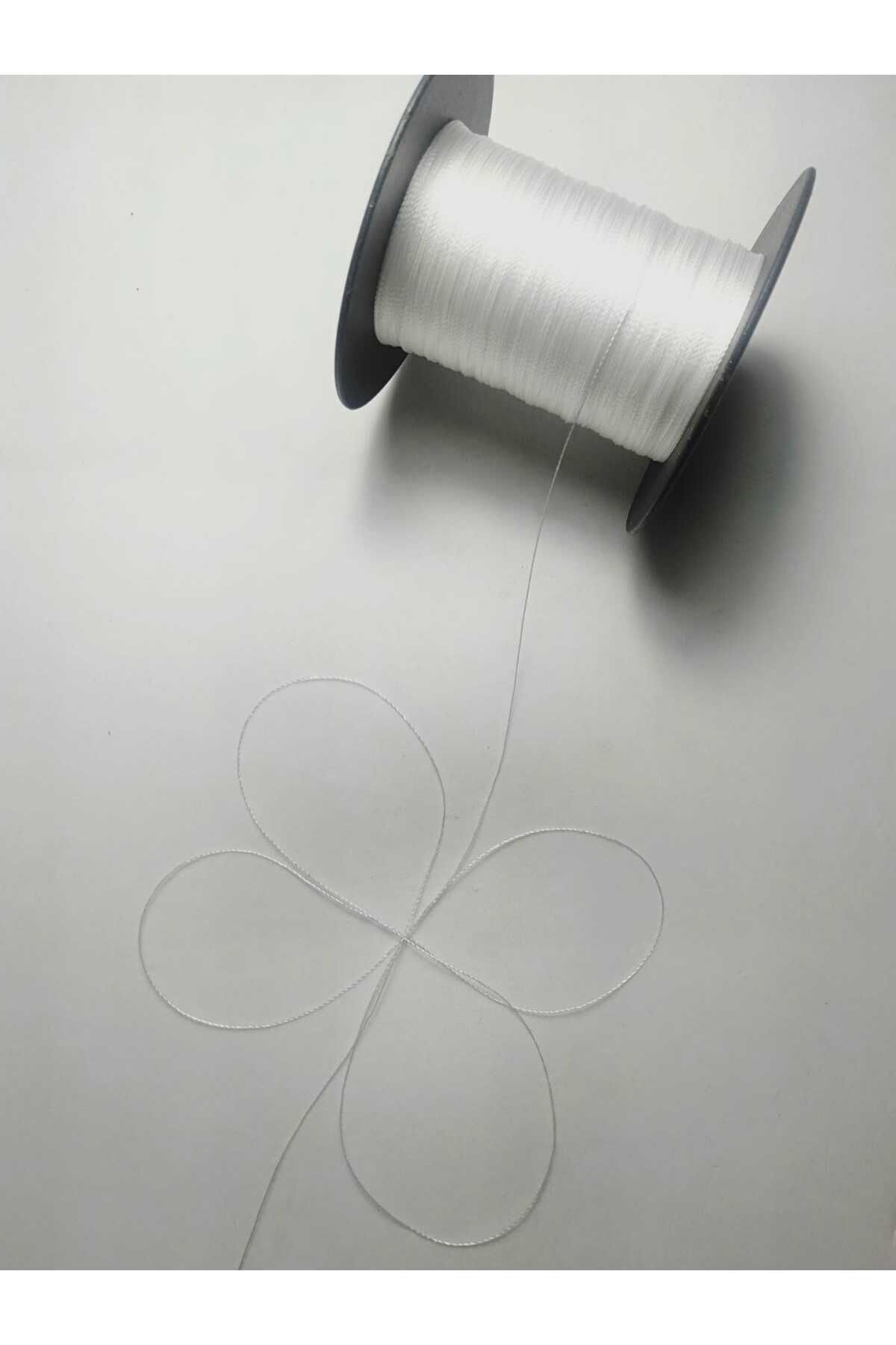 Eskişehir hobi sanat-0.2 mm 100 Meters Rosary String White Color (Thinest Rosary String) 8