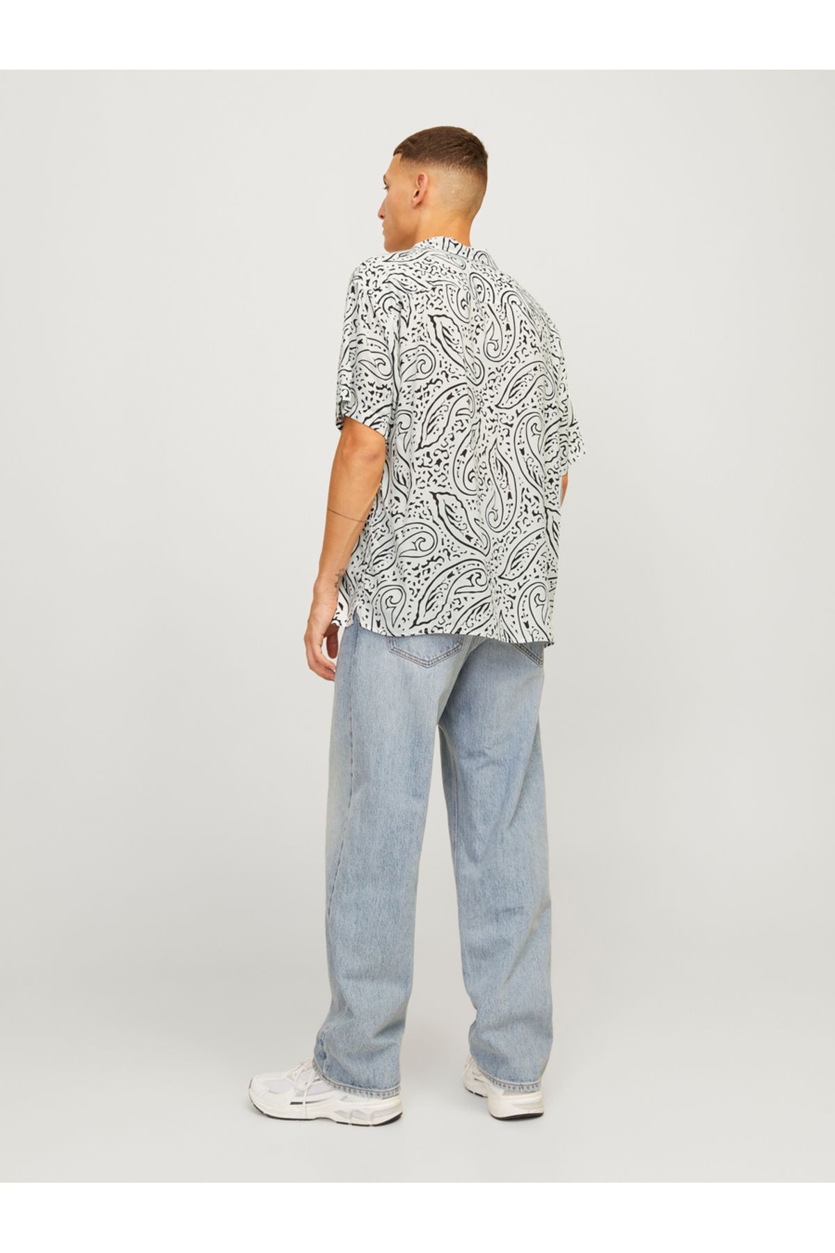 Jack & Jones-Paisley Print Resort Collar Shirt 4