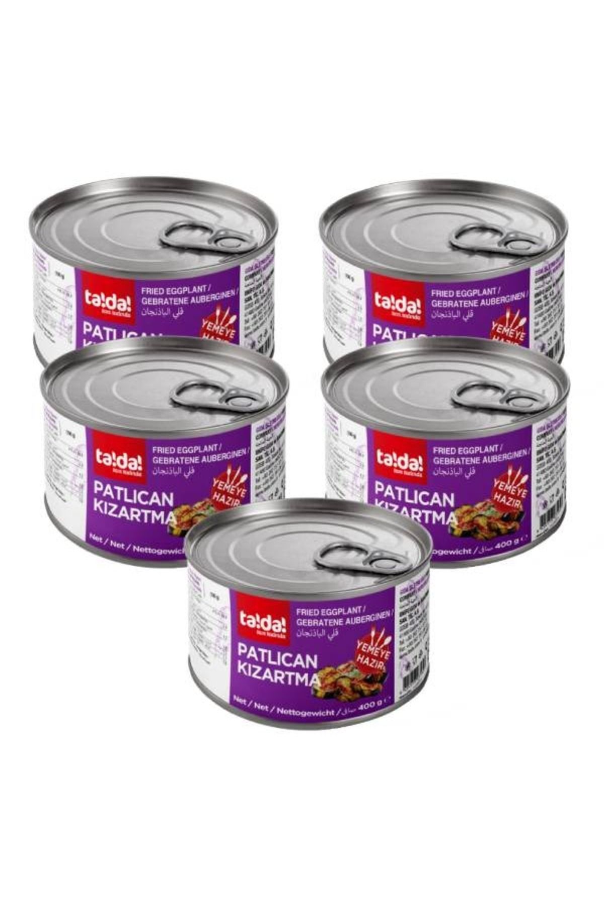 Tada Patlıcan Kızartma Konservesi 400 Gr (5 Adet)