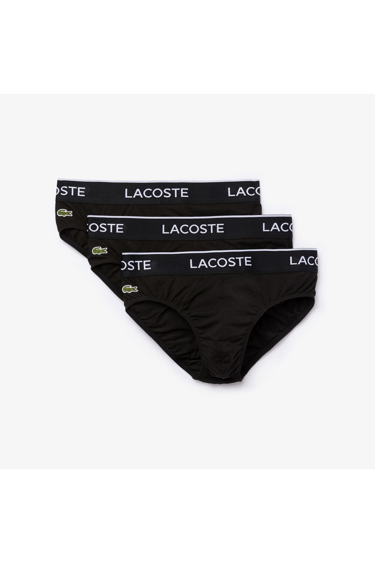 شورت اسلیپ مشکی مردانه سیاه بوکسور 3 اورجینال Lacoste