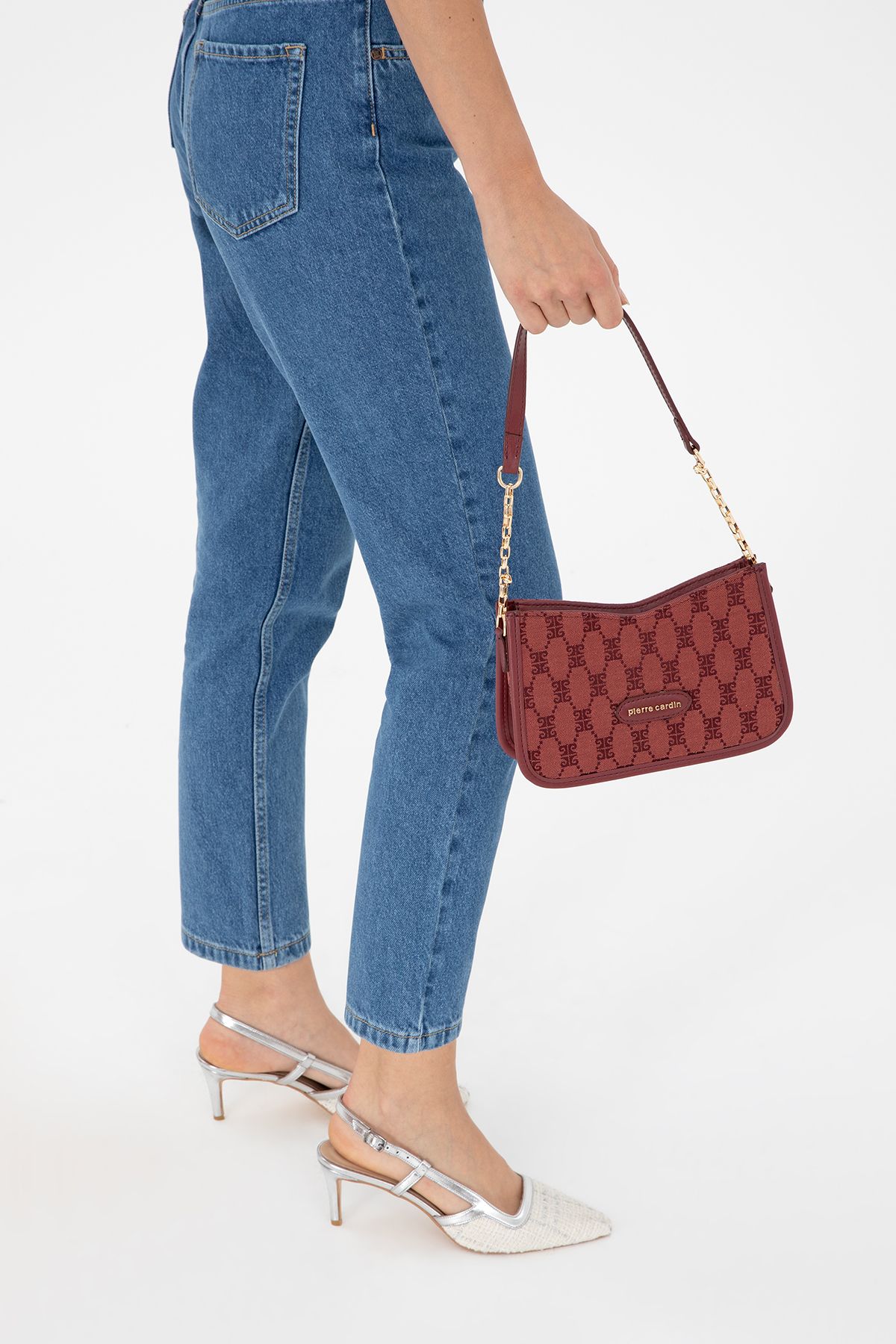 Pierre Cardin-Dámska taška cez rameno Claret Red 05Po24K1676 2