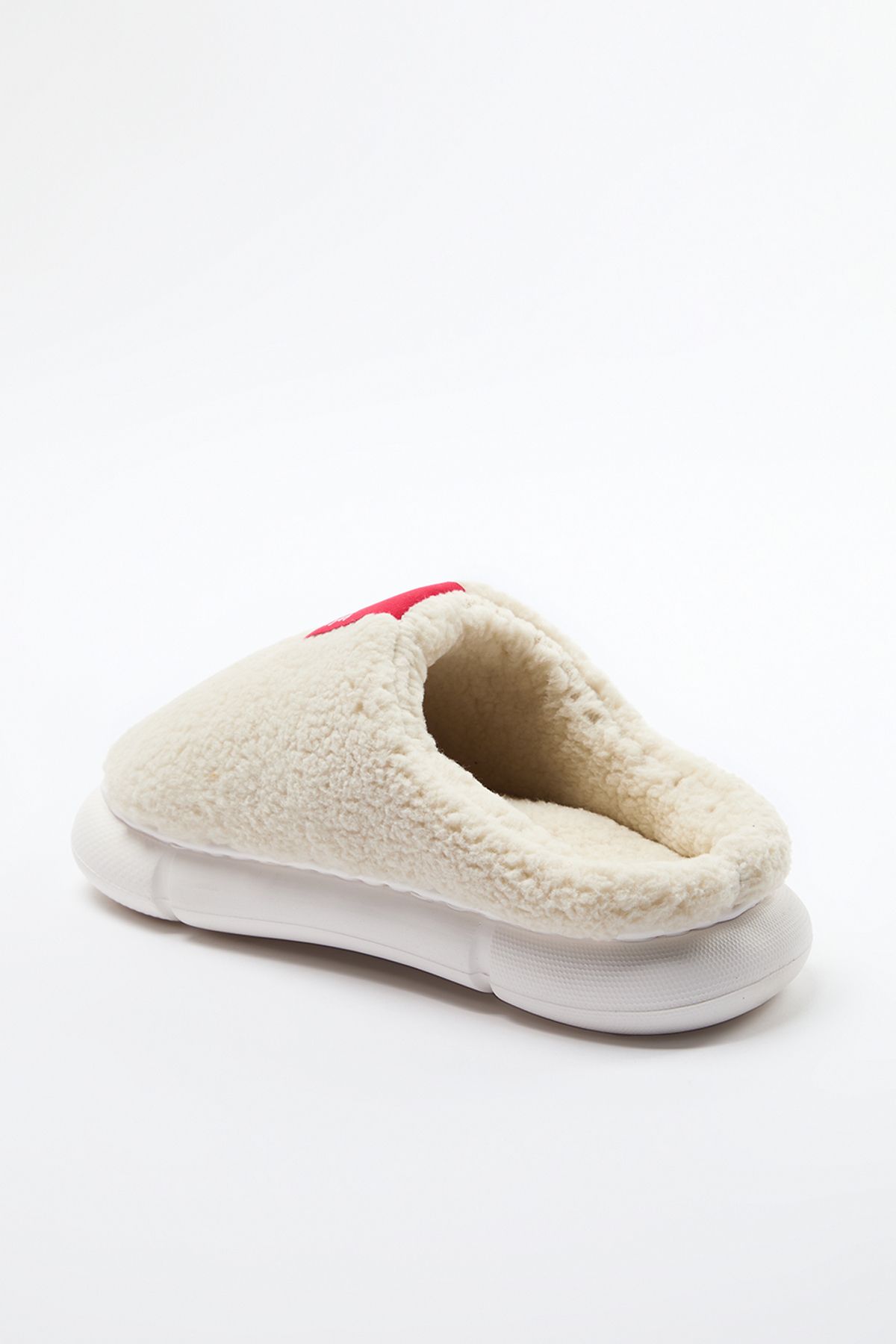 TRENDYOL SHOES-Μπεζ βελούδινη υφαντή ετικέτα Λεπτομερείς γυναικείες παντόφλες εσωτερικού χώρου TAKAW25ER00012 5
