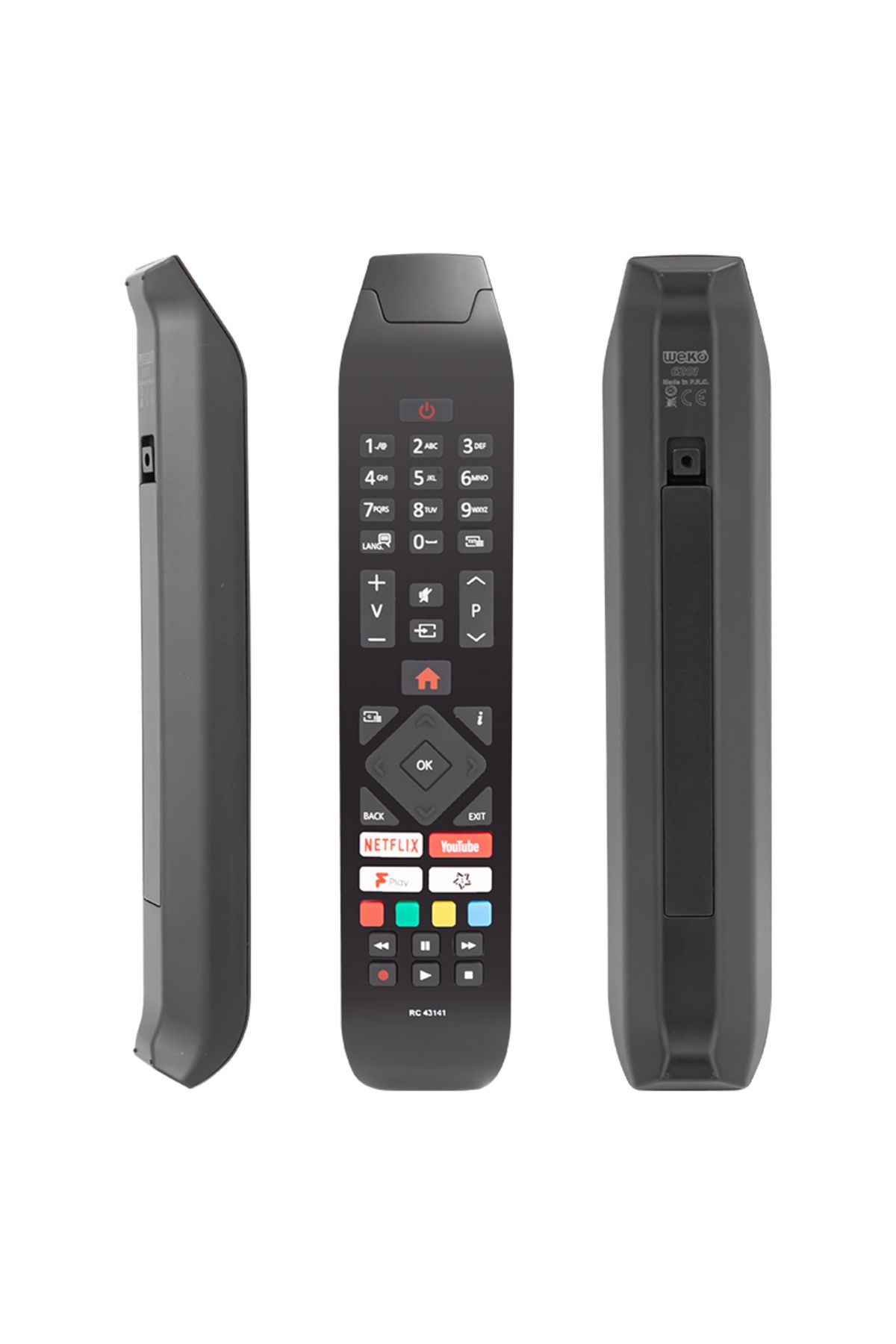 Kapamarka VESTEL RC43141 H0297C NETFLIX-YOUTUBE TUŞLU LCD-LED TV KUMANDA