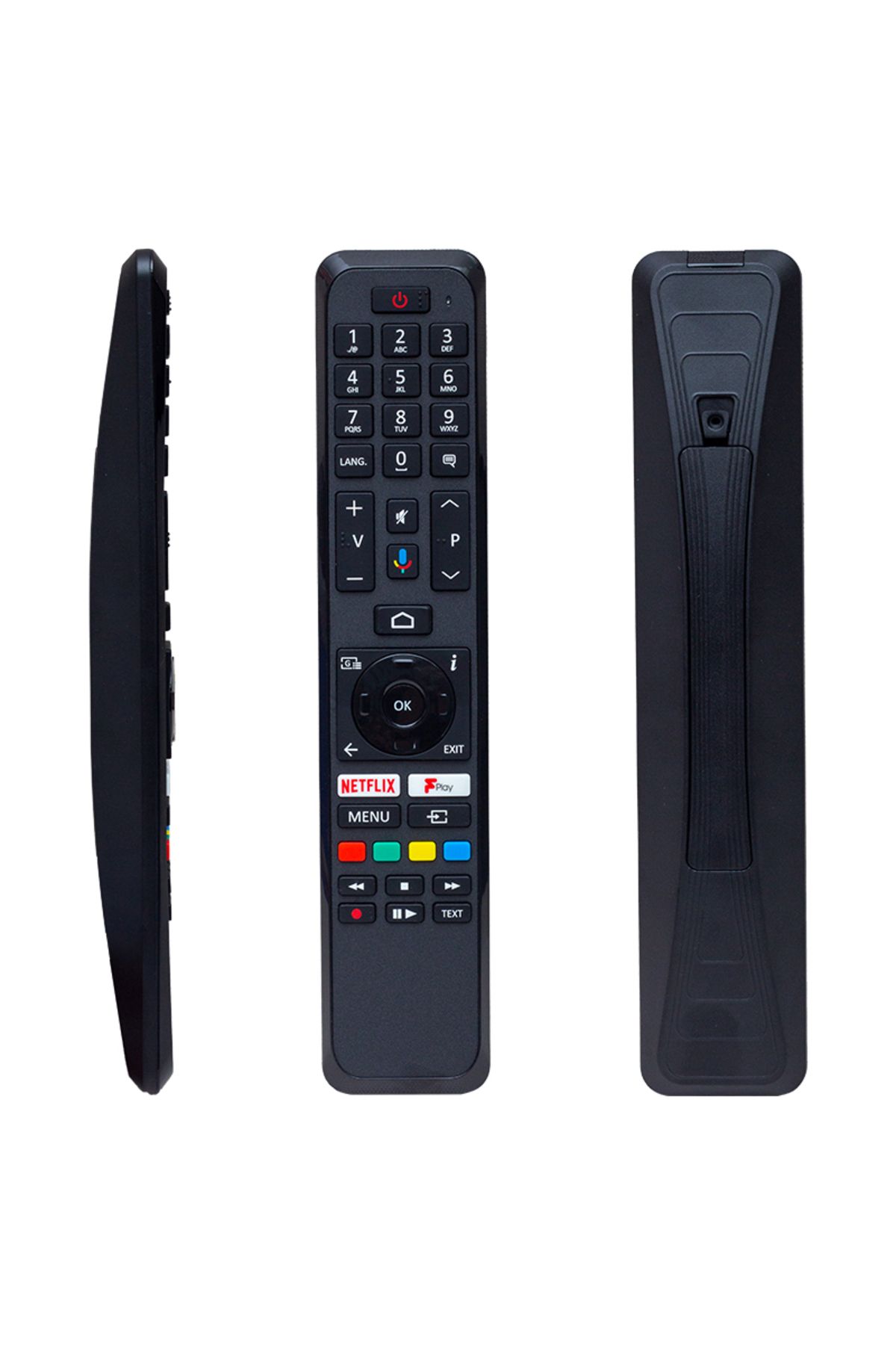 Kapamarka VESTEL RC 43161 NETFLIX-PLAY-MİKROFON TUŞLU SES KOMUTLU LCD-LED TV KUMANDA (HRM1857)