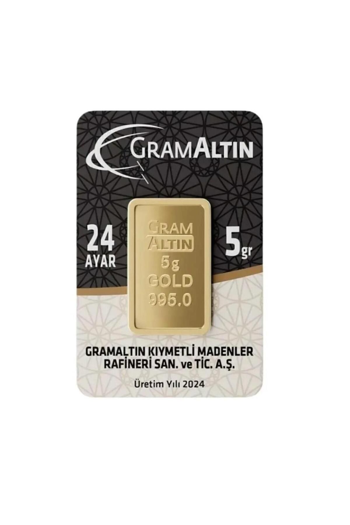 Ziynet Gold 5 gram 24 Ayar Külçe gram Altın