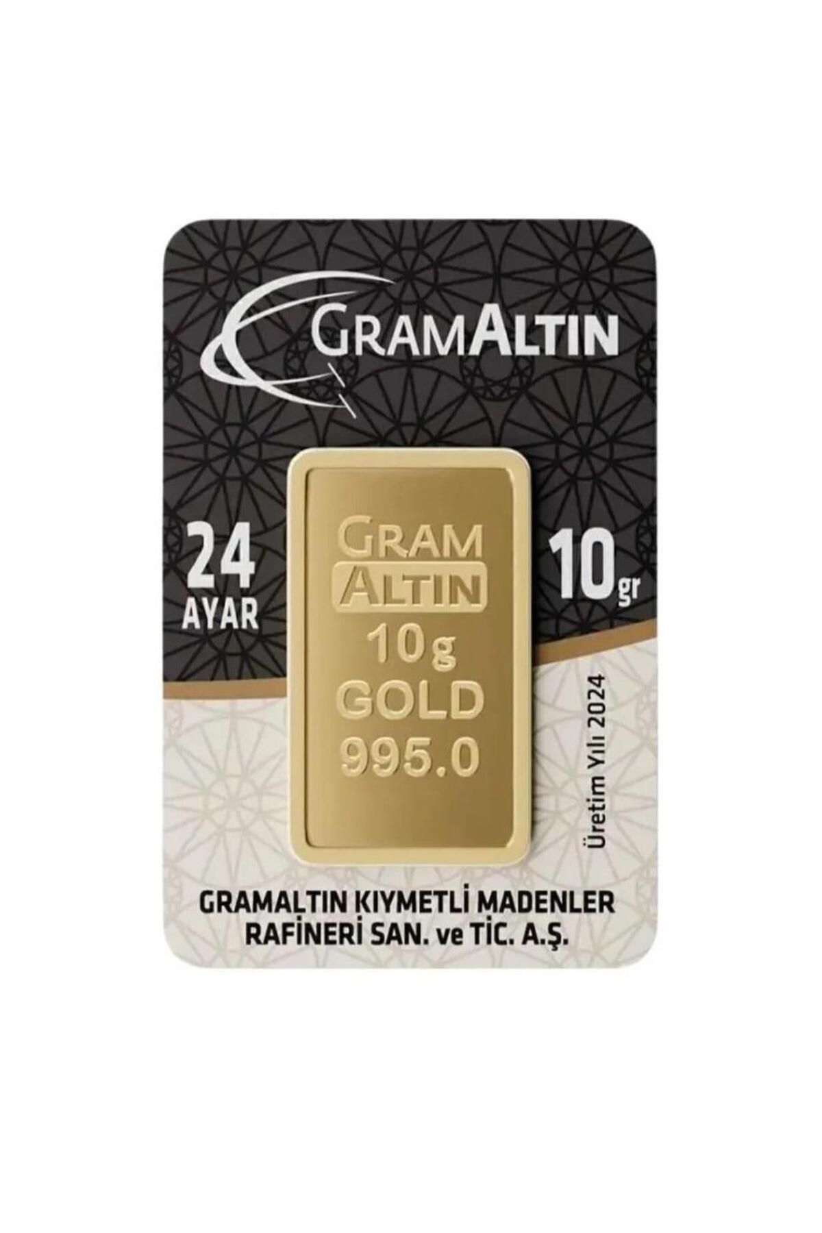 Ziynet Gold 10 gram 24 Ayar Külçe gram Altın