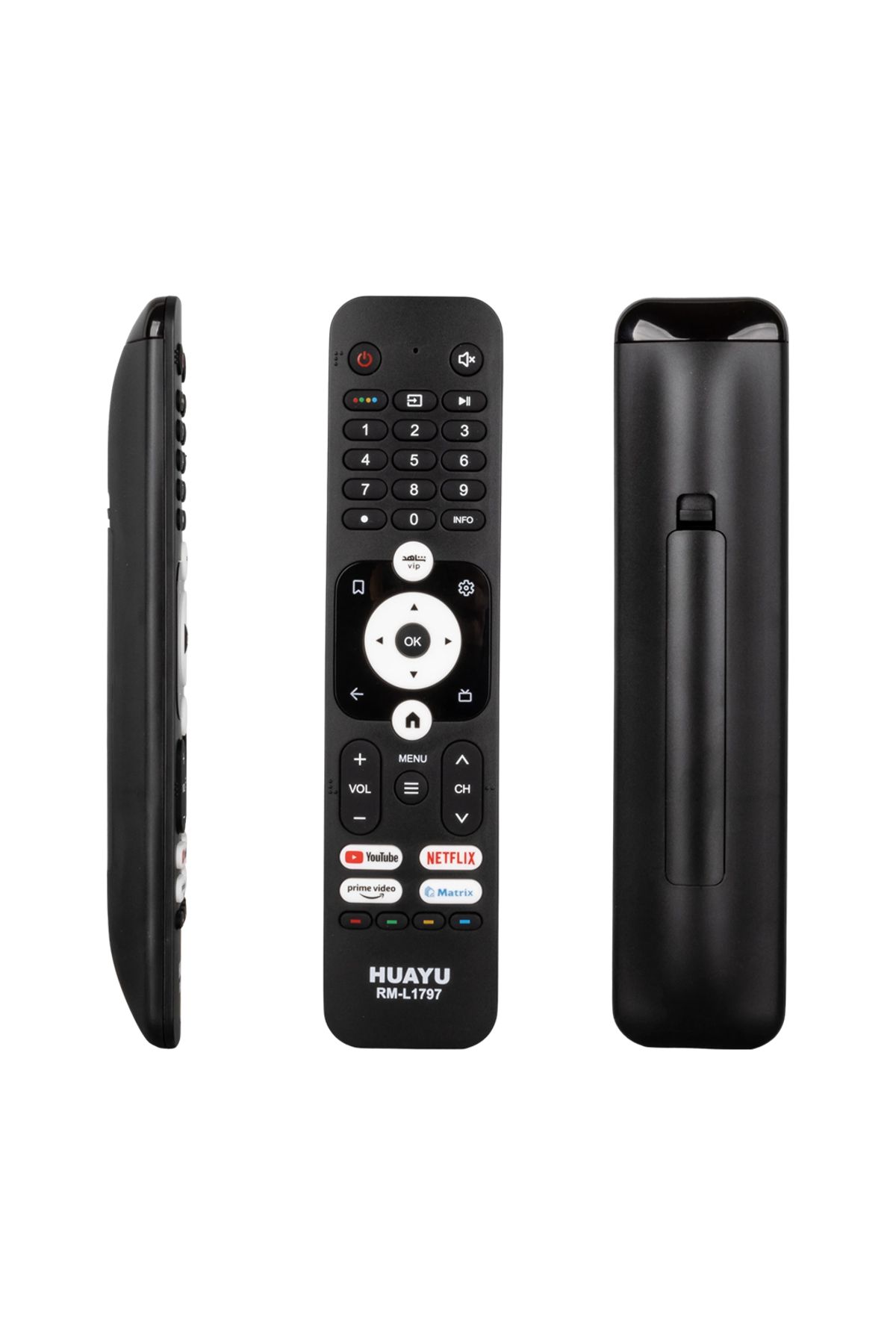 Kapamarka RM-L1797 HAIER YOUTUBE-NETFLIX-PRIME VIDEO TUŞLU LCD-LED TV KUMANDA