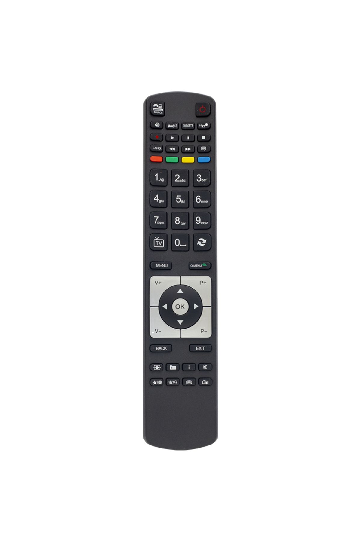 Kapamarka VESTEL-SEG YENİ SOURCE TUŞLU LCD-LED TV KUMANDA