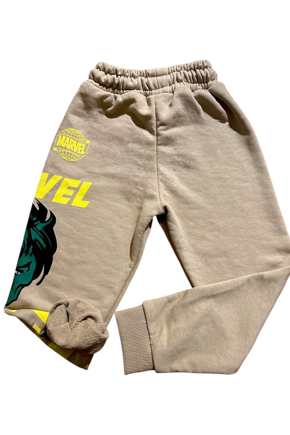 patriko tekstil-Hulk Marvel Character Boy 3 String Camel Color Sweatshirt Tracksuit 5
