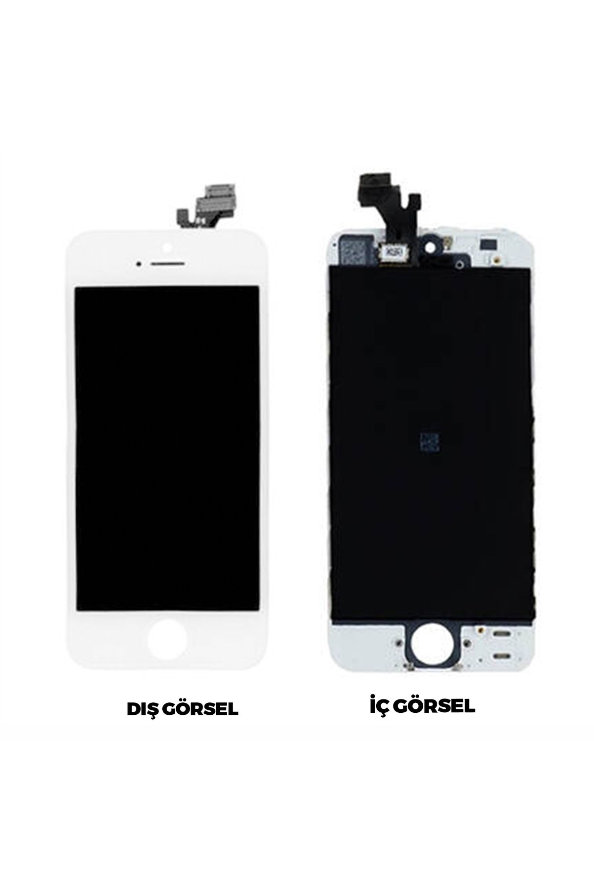 Nettech-Teknonet iPhone 5 Compatible Aa Quality Lcd Touch Slatted - White 1