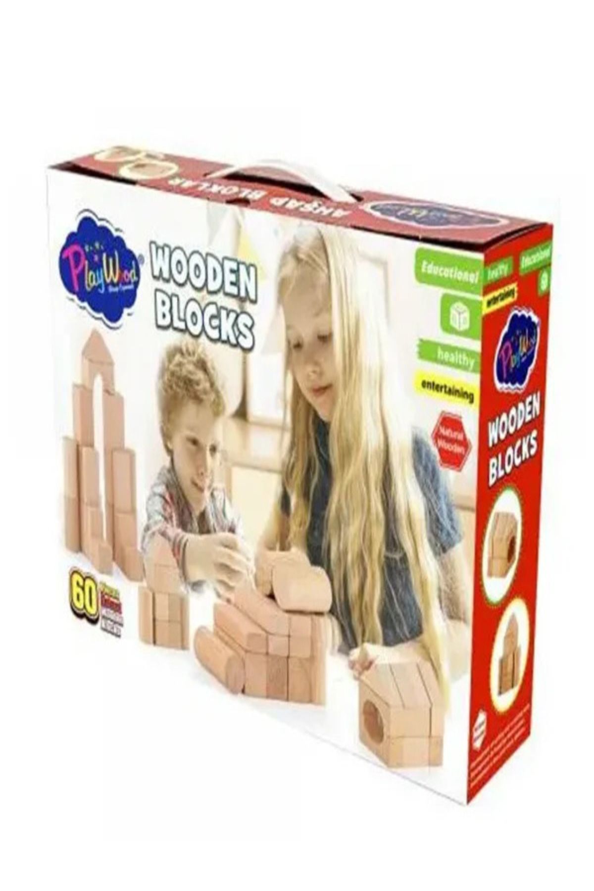 BENİMER WOODEN BLOCKS – YAPI BLOKLARI - AHŞAP ZEKA OYUNU - ÇOCUK OYUNU - DENGE OYUNU