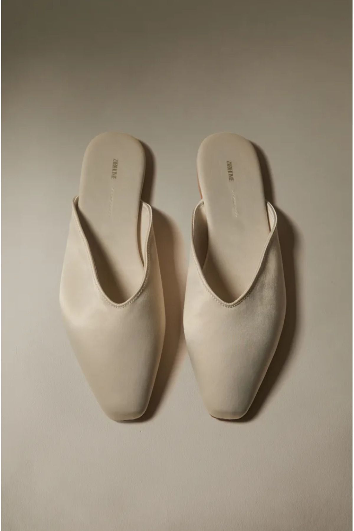 Zara-Mule Vacation Shoes - Satin 2