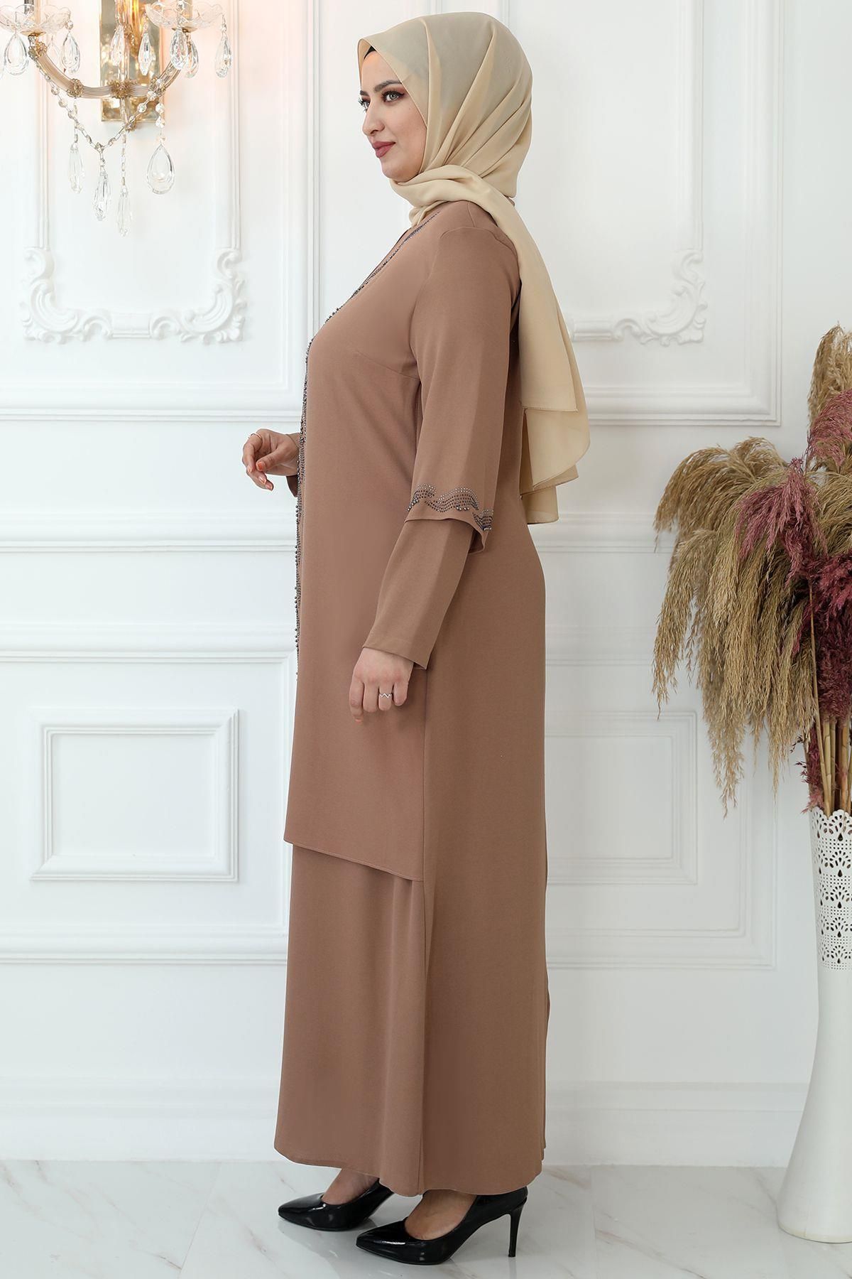 Amine Hüma-Rochie de seara din piatra de cristal nurca 3