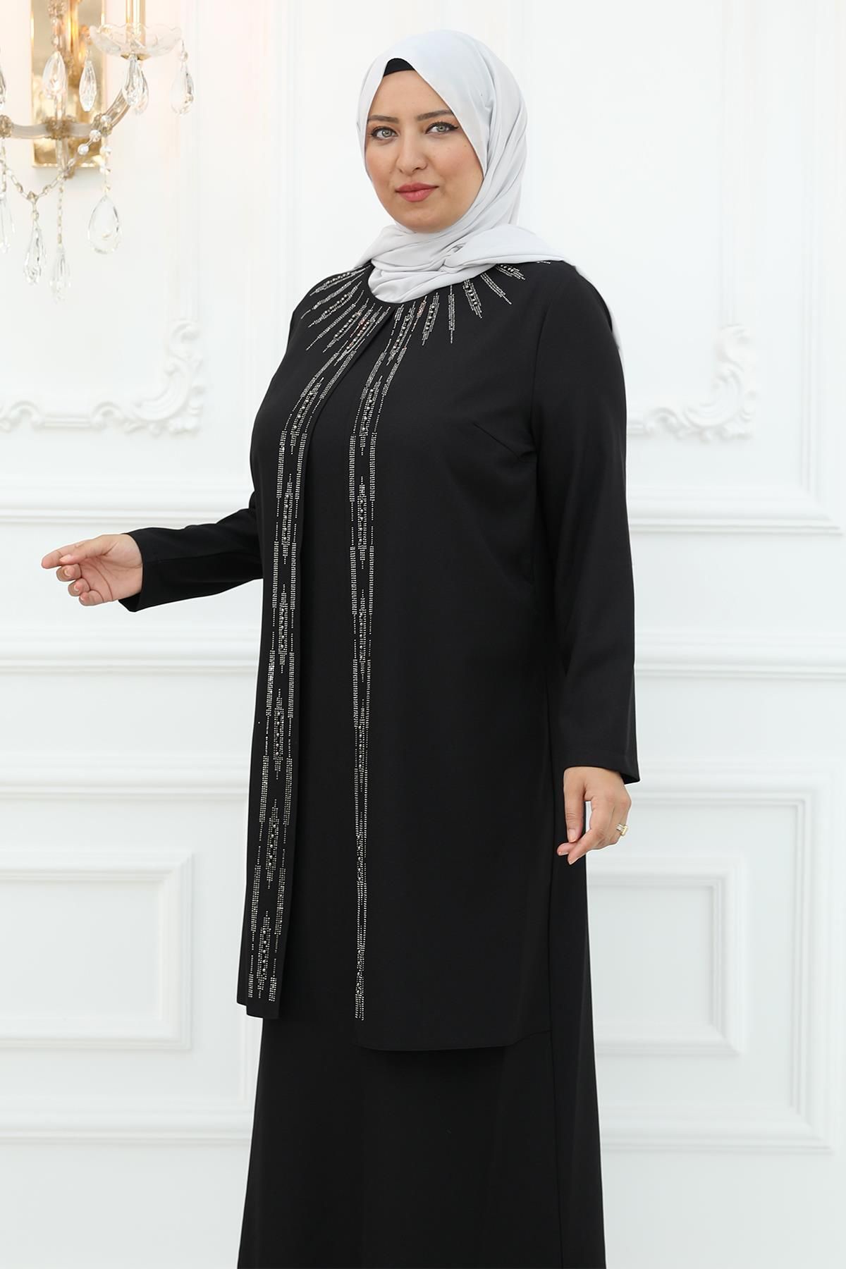 Amine Hüma-Nisa Evening Dress Black 2