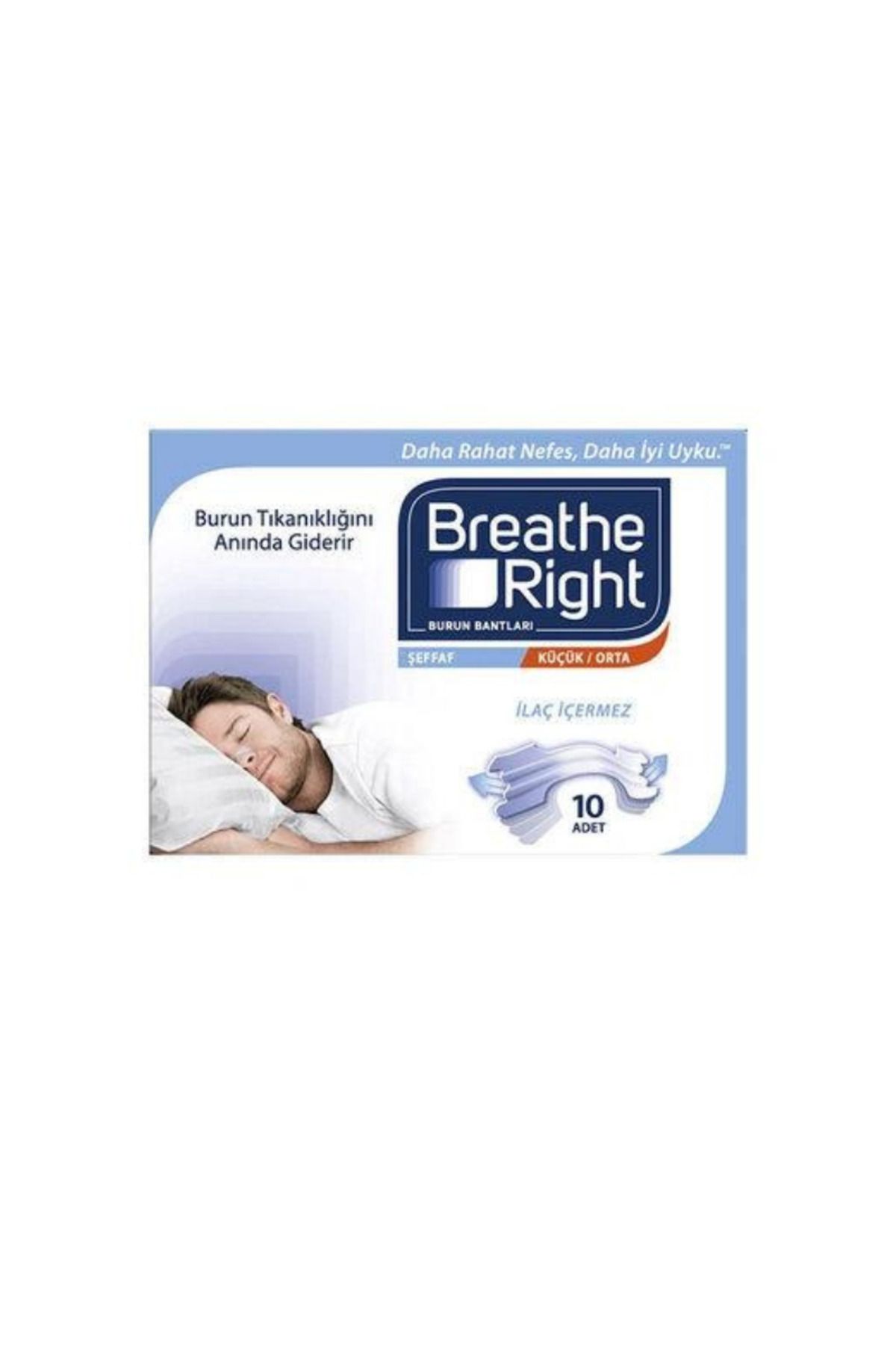 Breathe Right Şeffaf Normal Boy 10 Flaster