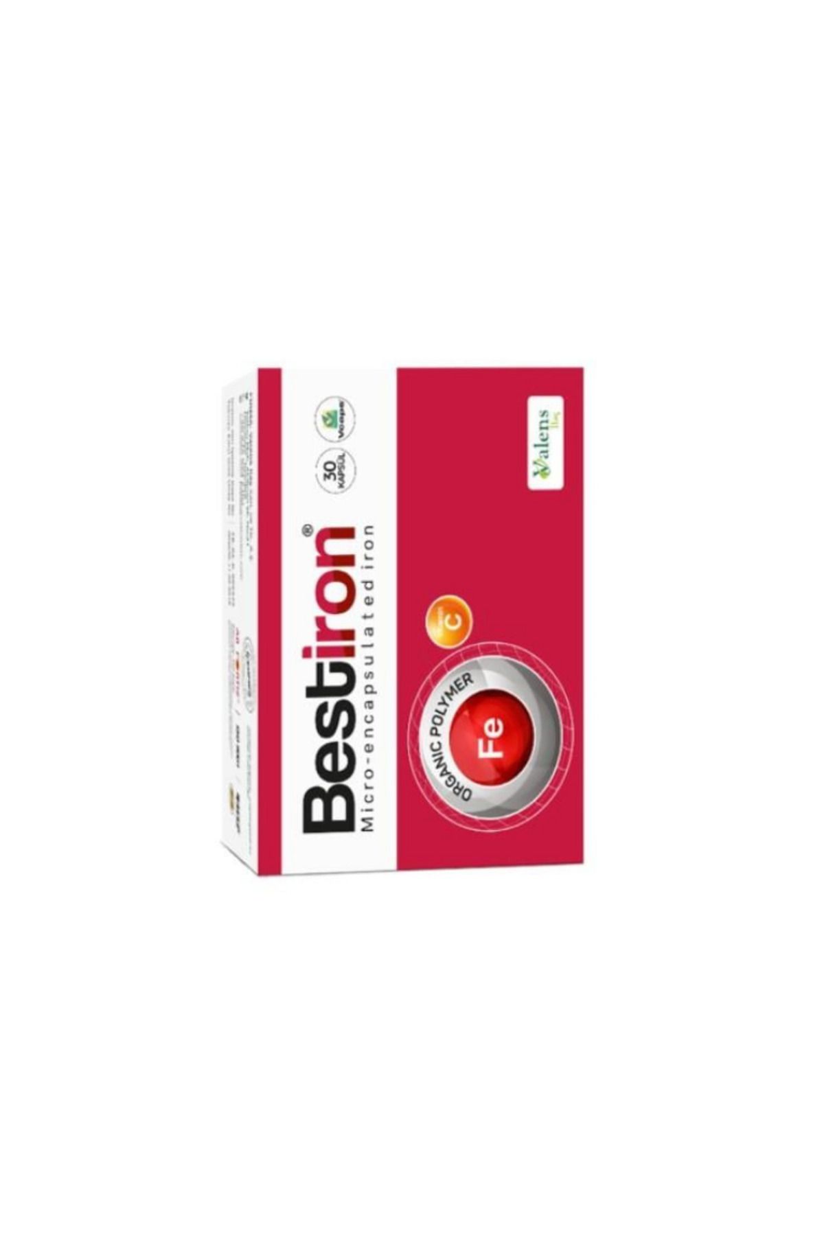 Bestiron Demir Ve C Vitamini Içeren Takviye Edici Gıda 30 Kapsül