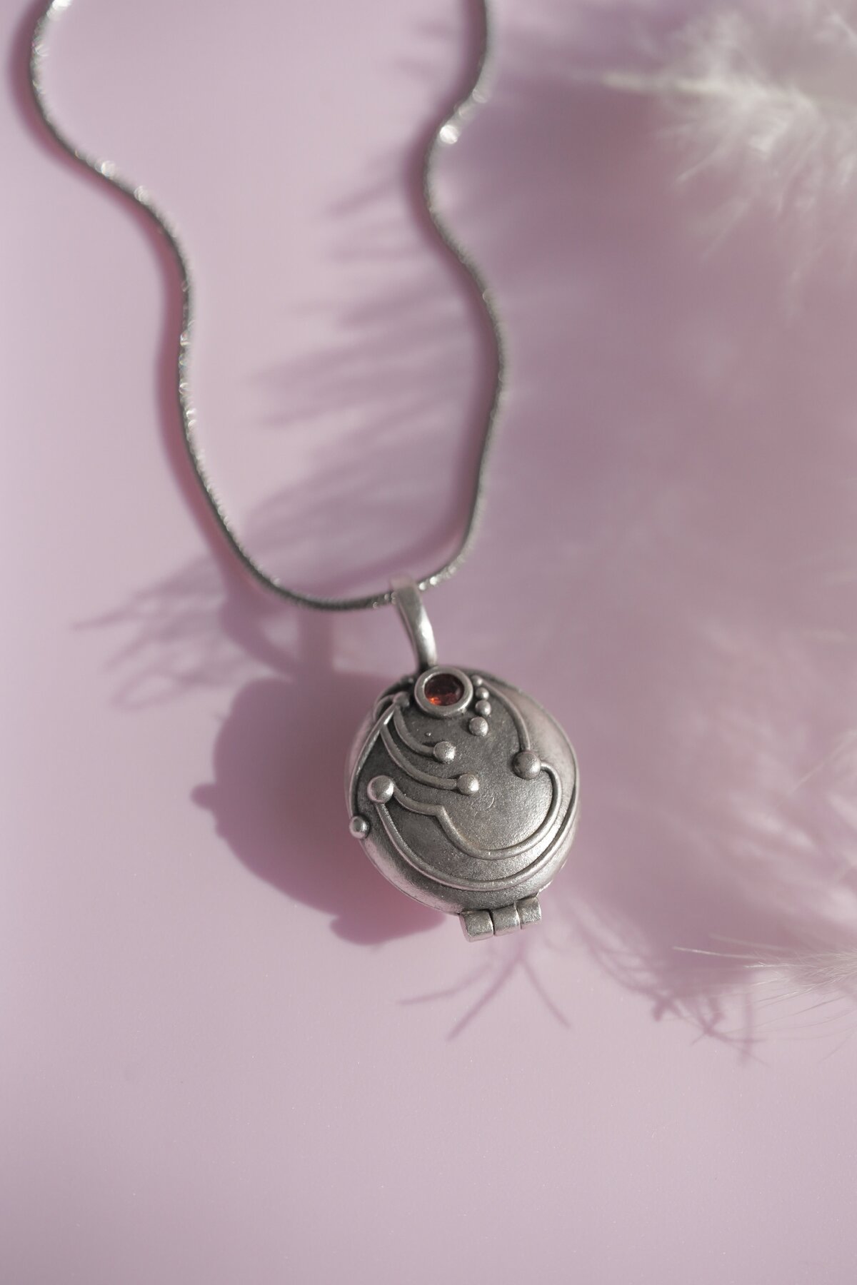 AŞIK ACCESSORIES  The Vampire Diaries Kapaklı Çelik Kolye - Görsel 4