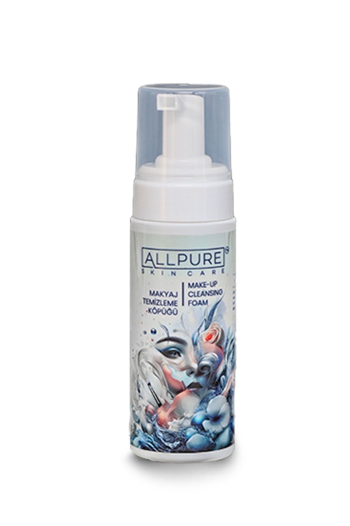 ALLPURE Makyaj Temizleme Köpüğü 150 ml (GÖZ YAKMAYAN FORMÜLÜ ILE DERİNLEMESİNE TEMİZLİK)