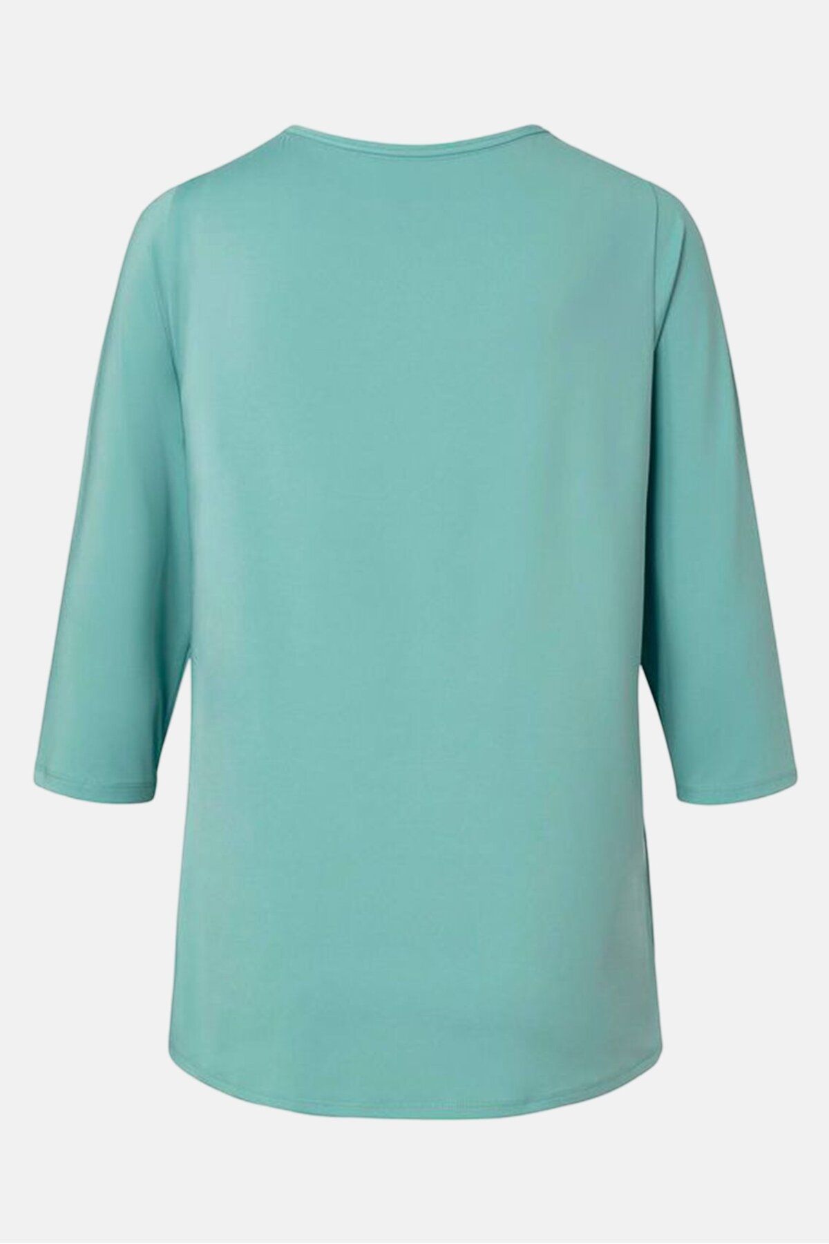 Tchibo-Women Regular Fit 3/4 Sleeves Functional Top, Mint Green 3