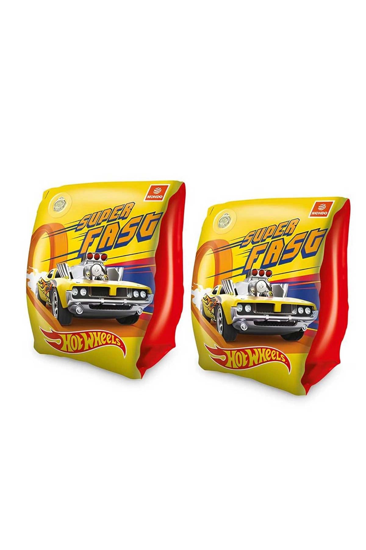 TOYFEST Hot Wheels Figürlü Deniz Havuz Çocuk Yüzücü Şişme Kolluk 15x25 cm