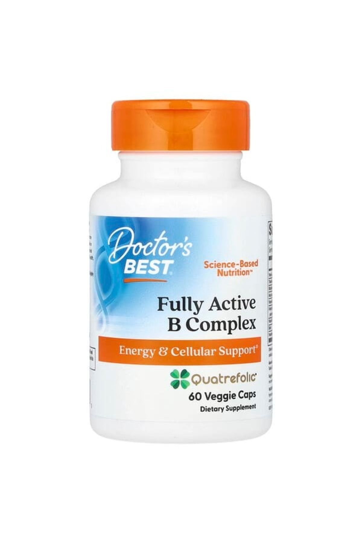 Doctor's Best-Doctor’s Best Fully Active B Complex, 60 Veggie Capsules 1