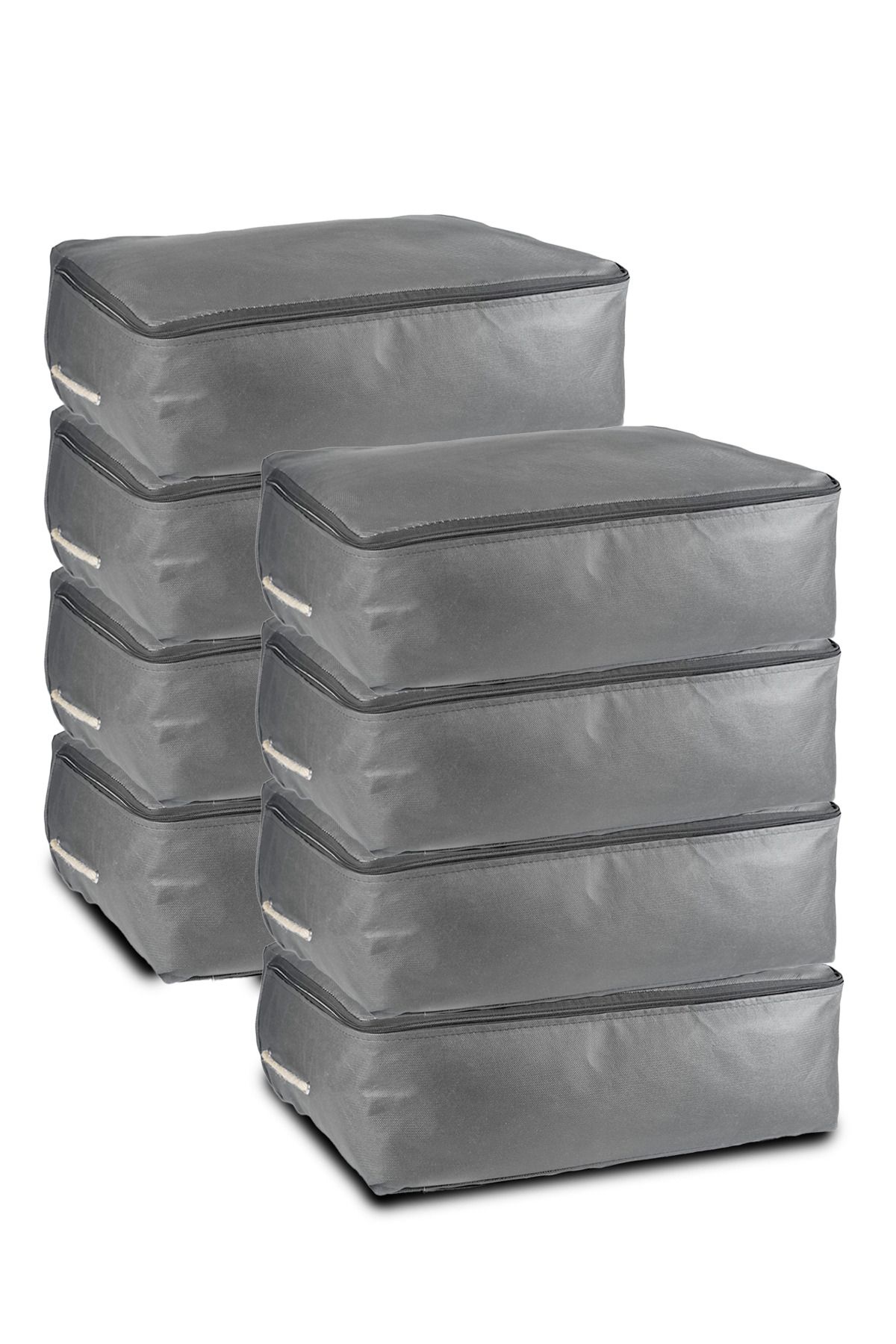 Vedsey Set De 8 53x44x20 Cm - Organizator Pentru Casă Antracit, Canapea Extensibilă Și Organizator Pentru Picioare - One Size