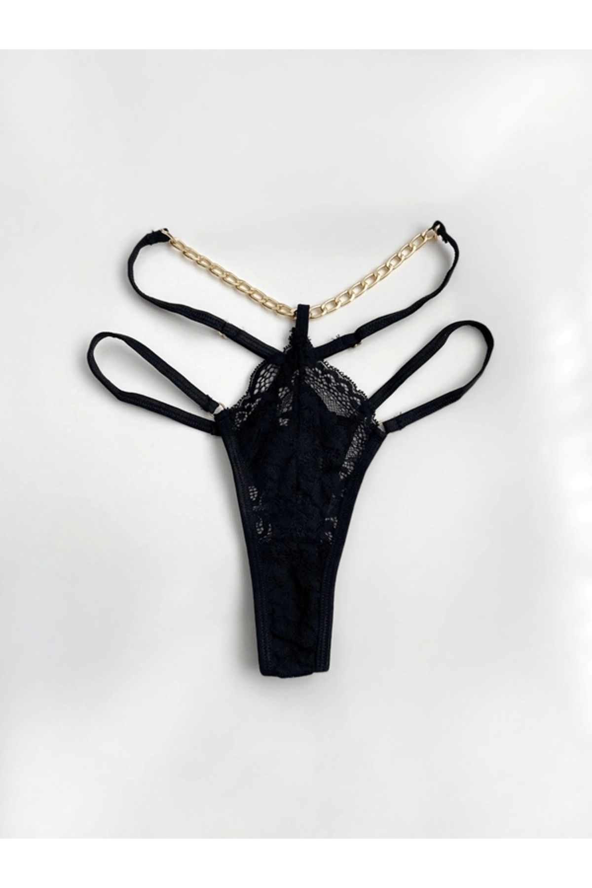 gc gece incisi-Stylish Thread with Chain Detail 4