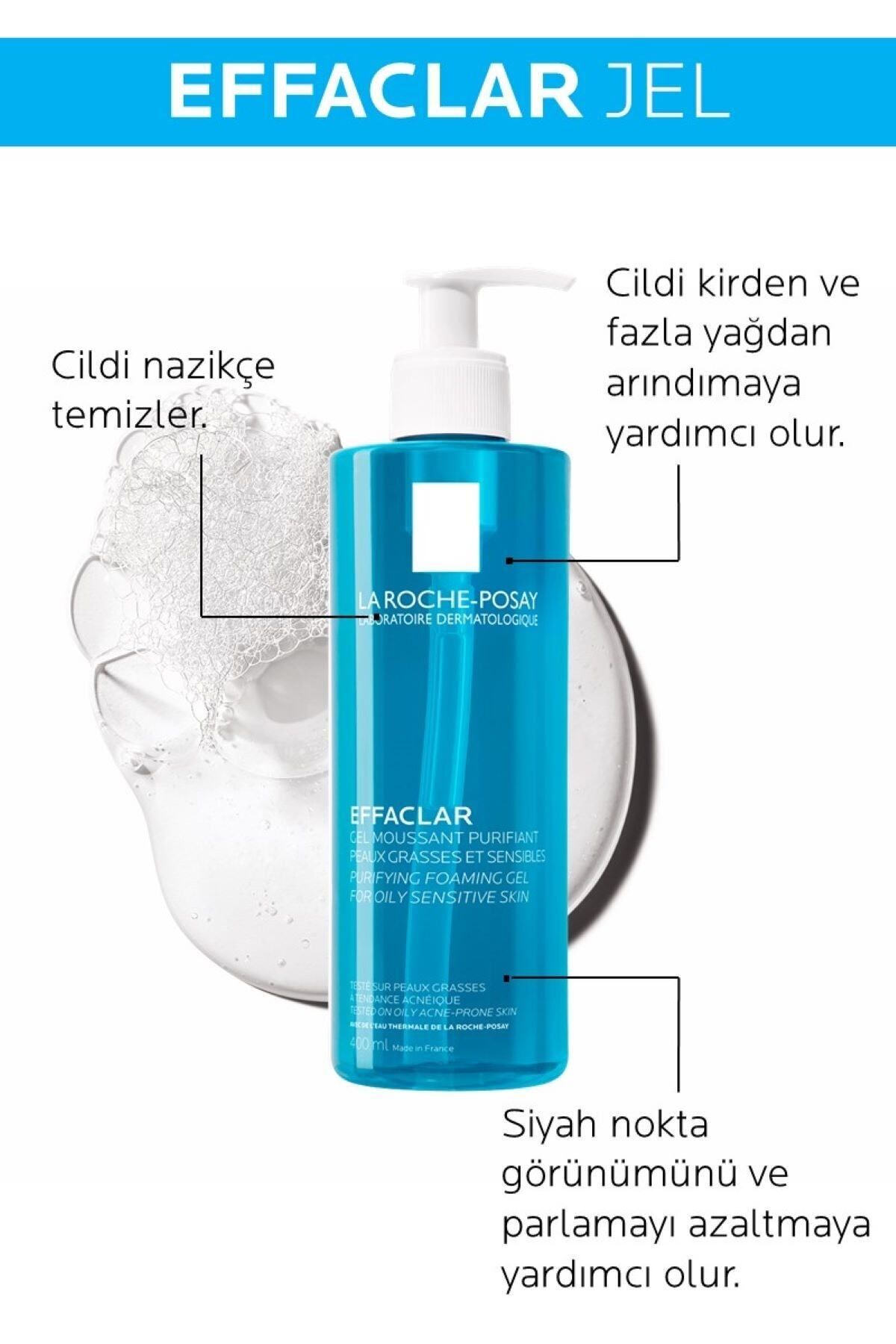 La Roche Posay Effaclar Yağlı Ciltler İçin Cilt Kusuru Karşıtı Bakım Seti GLB20200225012-2