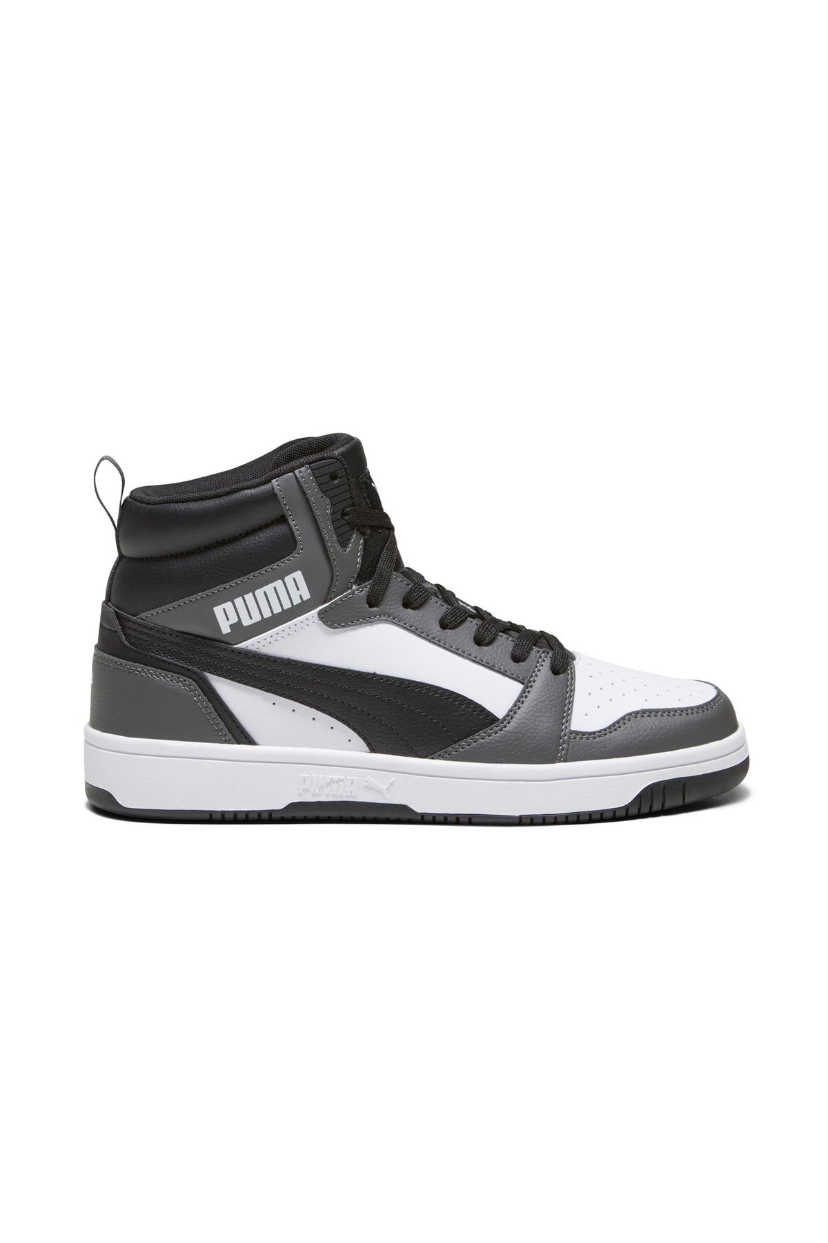 Puma-Rebound V6 Unisex Casual Shoes 39232603   Gray 2