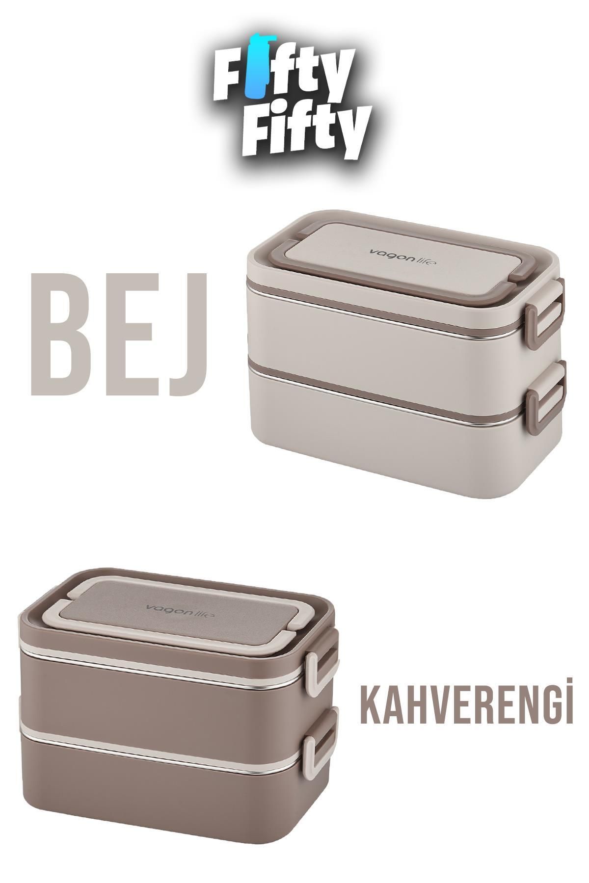 Vagonlife-New Generation Expiry Bowl - 2000 ml 2 Layers Stainless Steel Bento Lunch Box - Fflbox01 5