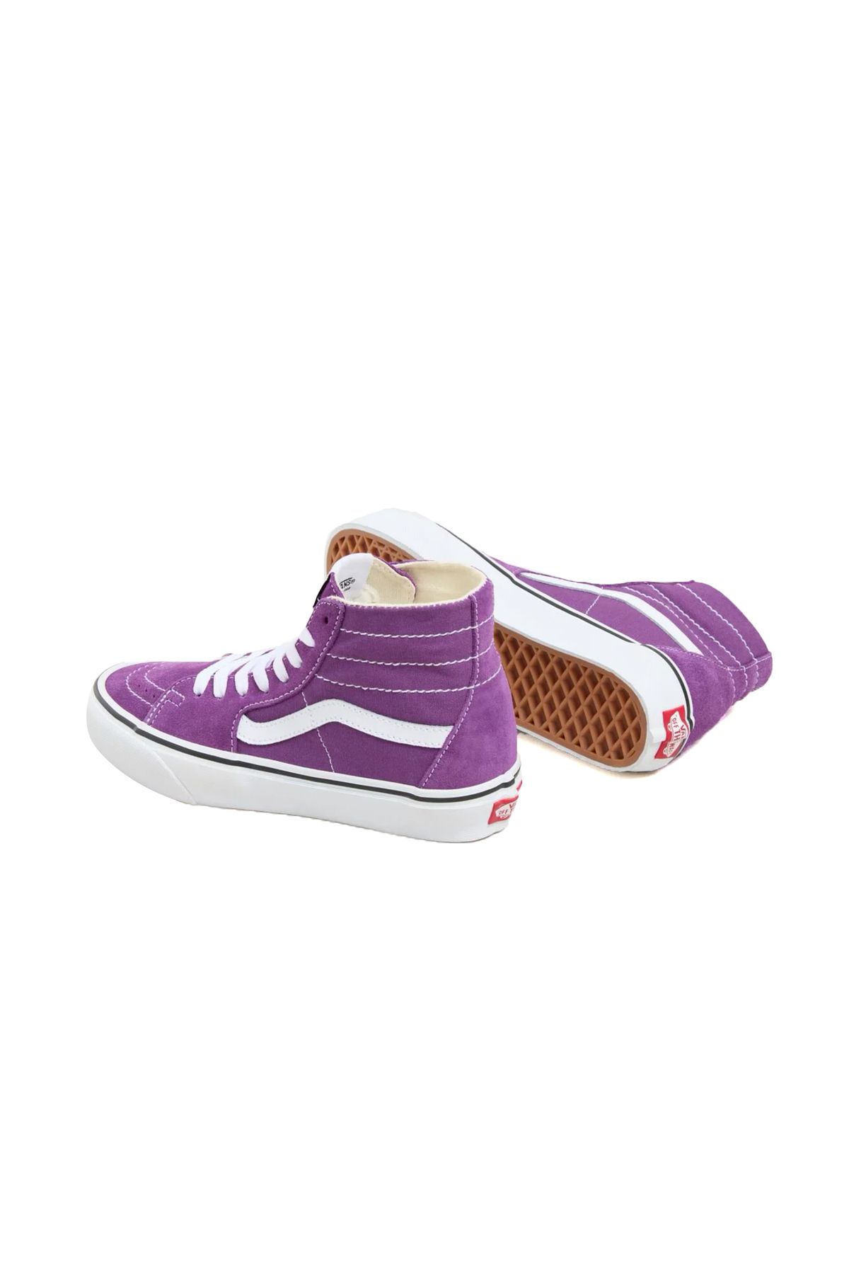 Vans-حذاء رياضي نسائي باللون الأرجواني Sk8-Hi - حذاء كاجوال 4