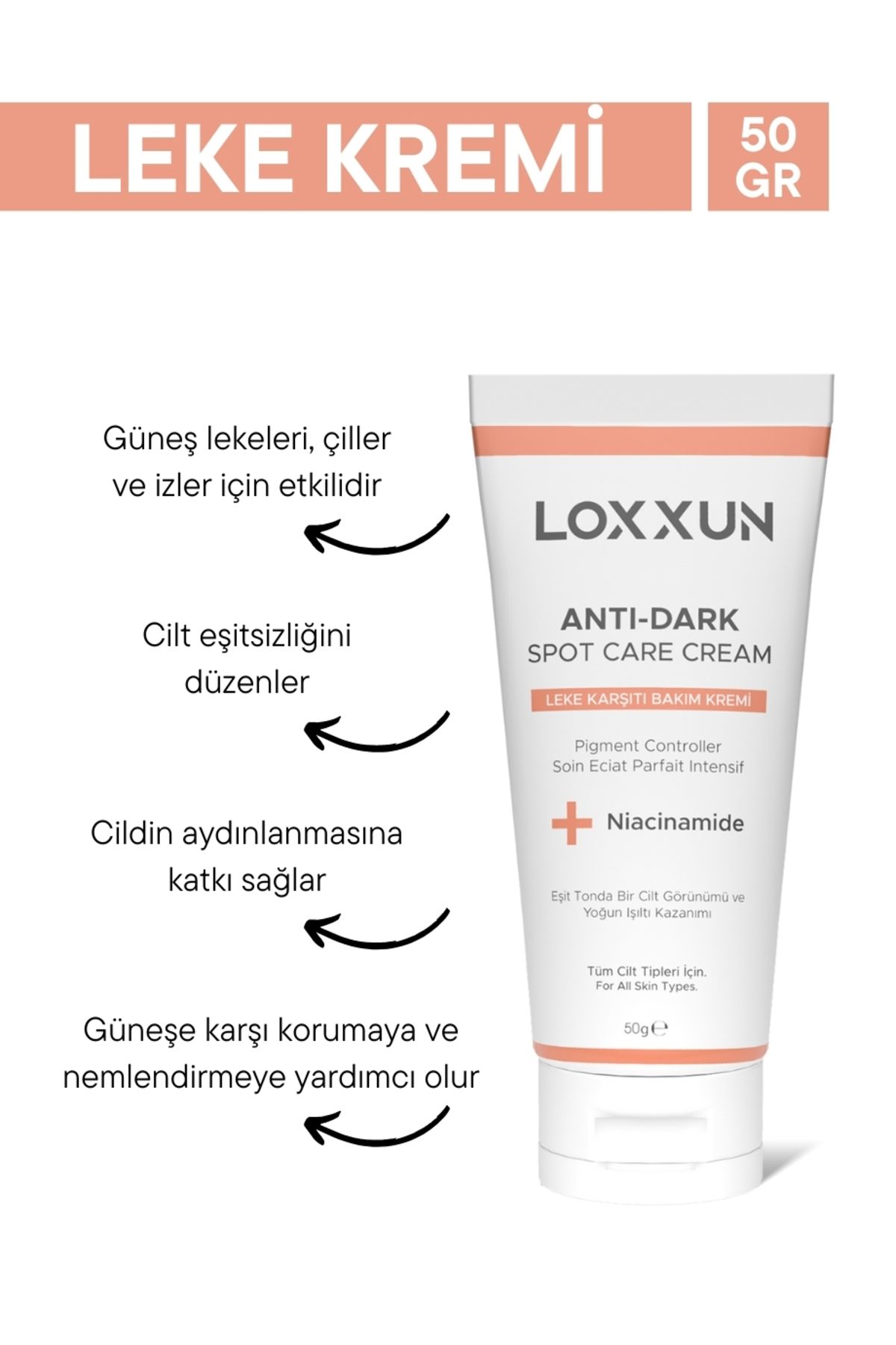 LOXXUN Leke Kremi 50gr