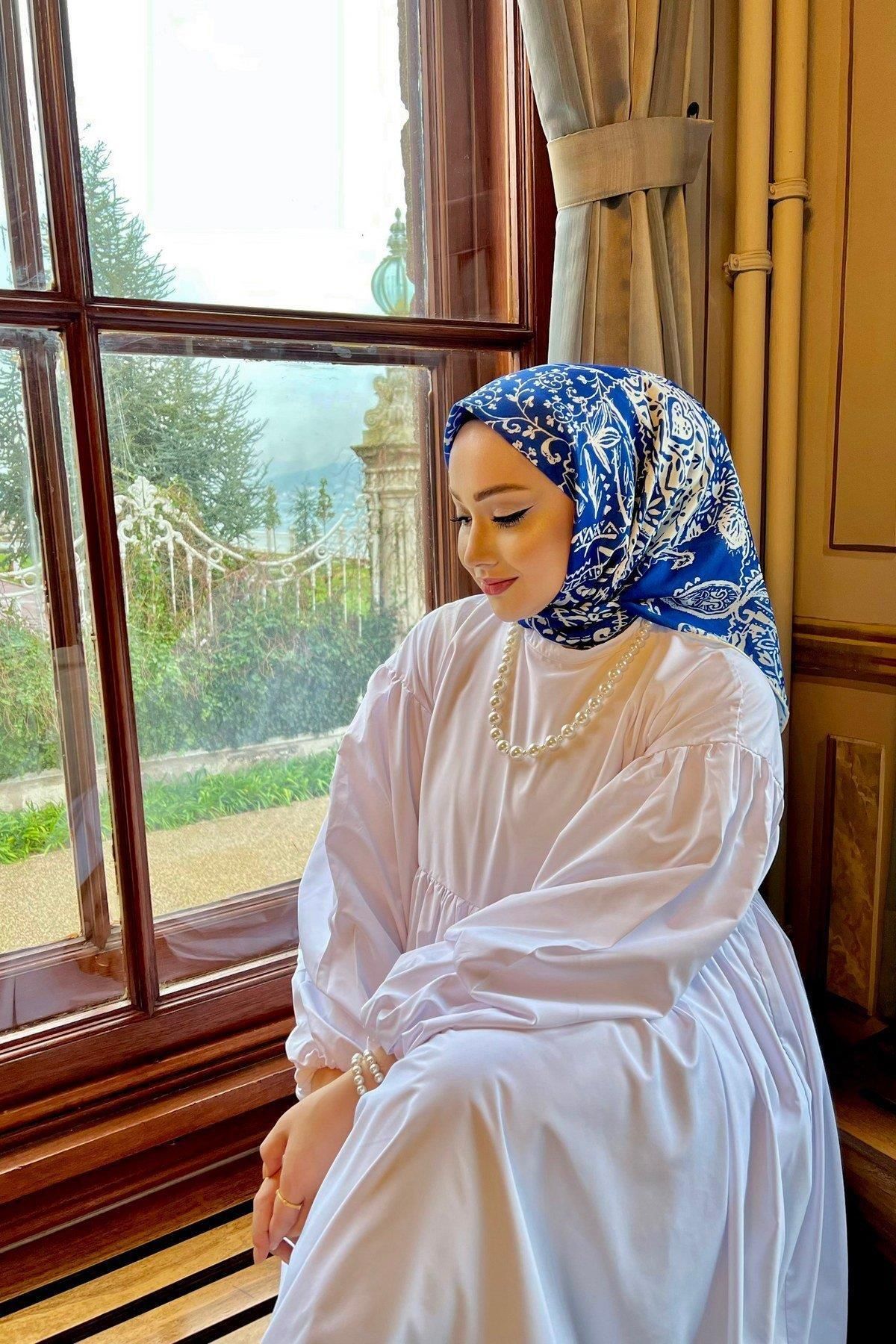 İpekhan-Silky Shawl Pattern Scarf 6001-20 2