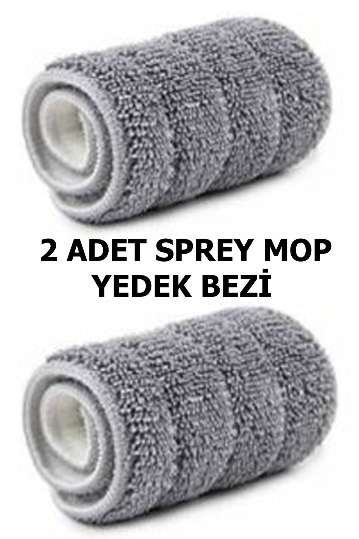 2 Adet Microfiber Sprey Mop Yedek Bezi, Sprey Mop Yedek Mop 2 Adet