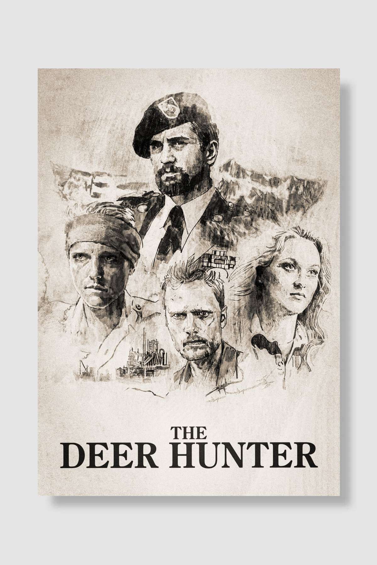 Mudi Store-The Hunter - the Deer Hunter Movie Poster Unframed High Quality Movie Poster Wall Poster 1
