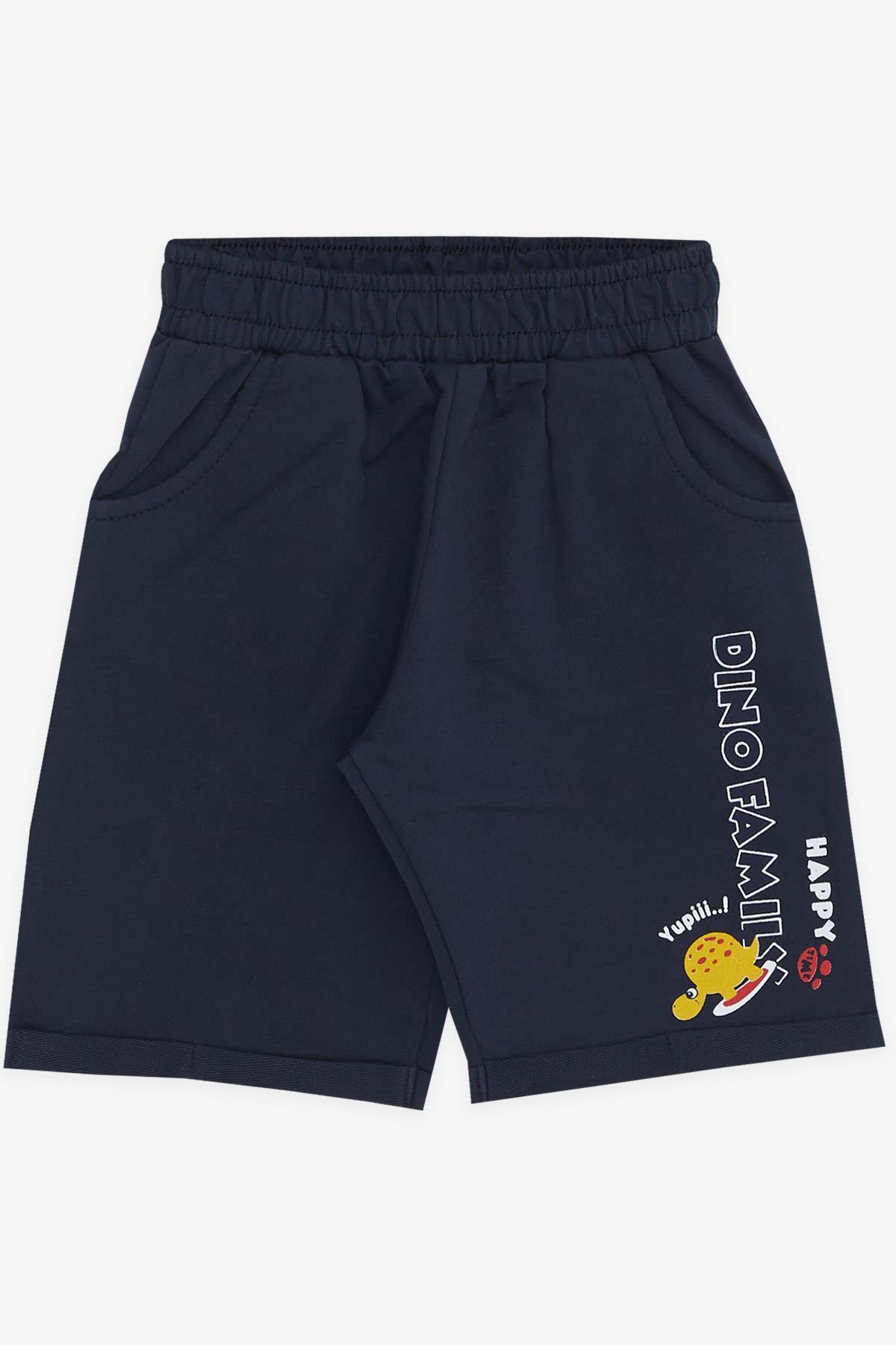 Breeze Girls & Boys Erkek Çocuk Şortlu Takım Mutlu Dinozor Aile Baskılı 1-4 Yaş, Sarı fotoğrafı 7 (önizleme)