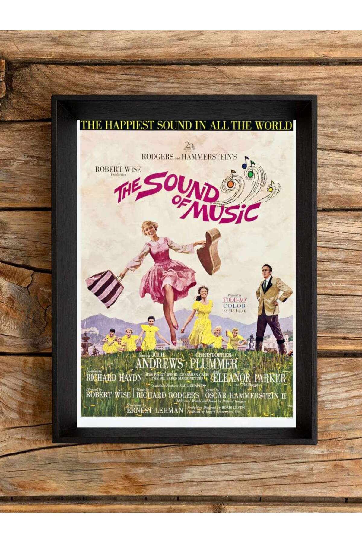Mudi Store-Jolly Days - the Sound of Music Movie Poster Frameless High Quality Movie Poster Wall Poster 3