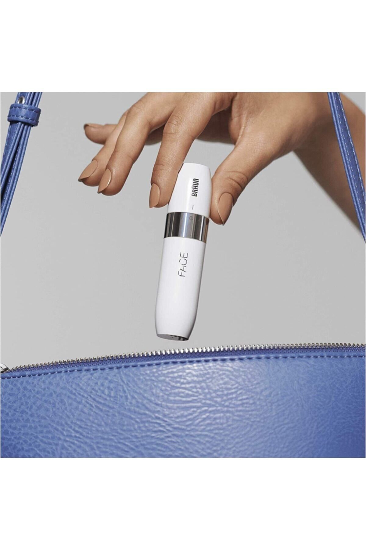 Braun Fs1000 Mini Hair Removal Machine Battery And Cleaning Brush, Travel Size, Wireless Use