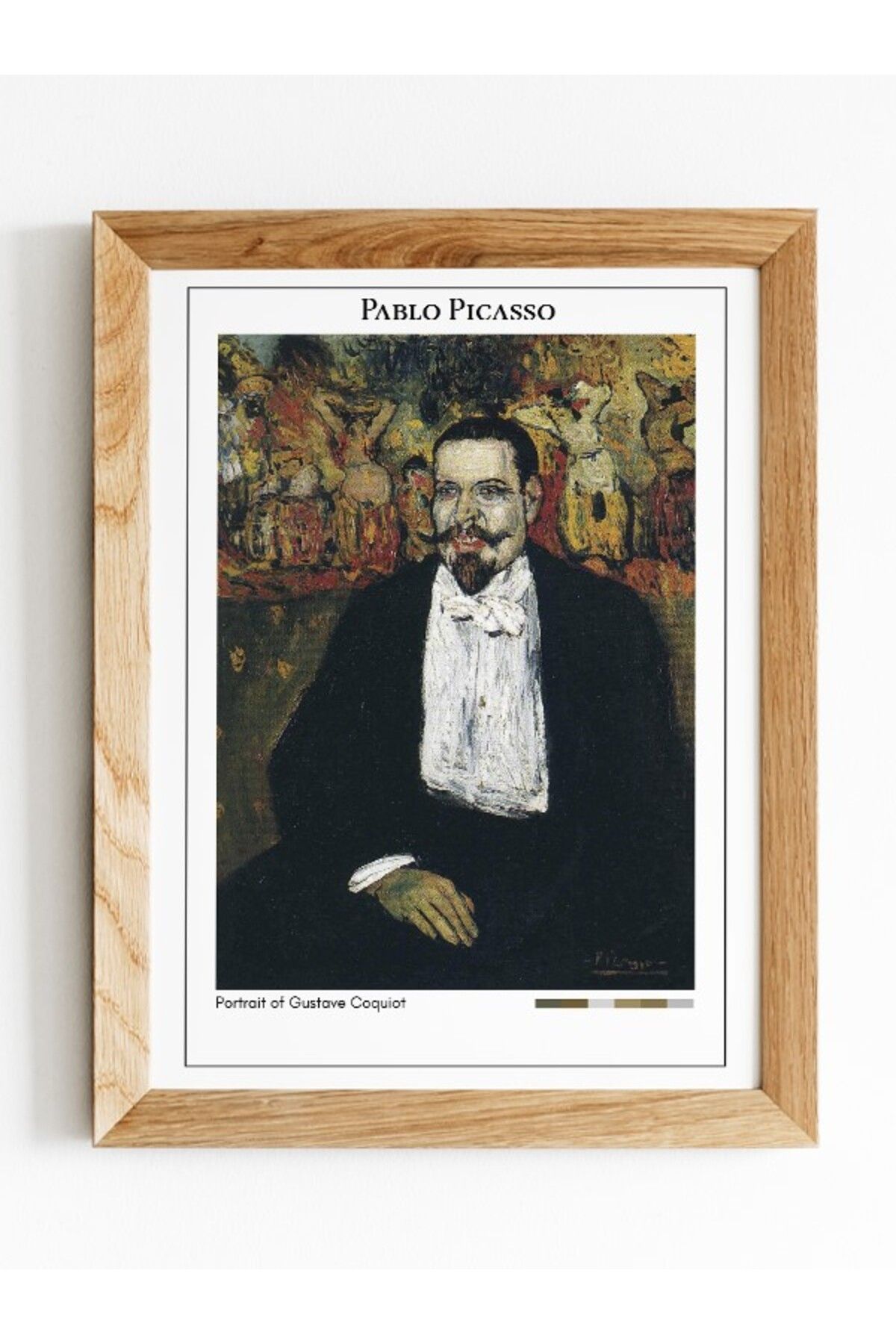 kubdekor-Pablo Picasso Portrait of Gustave Coquiot Poster 2