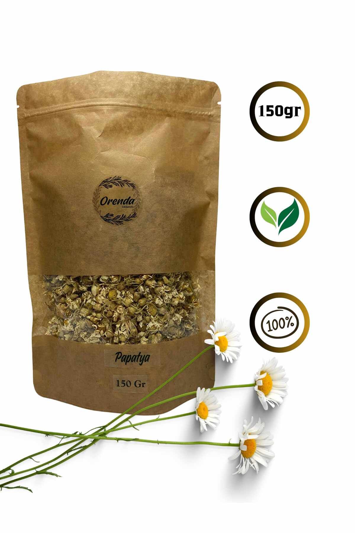 Orenda Papatya Çayı 150gr (Doğal Kurutulmuş Elenmiş, Doğanın Sunduğu en değerli rahatlatıcı çayı)