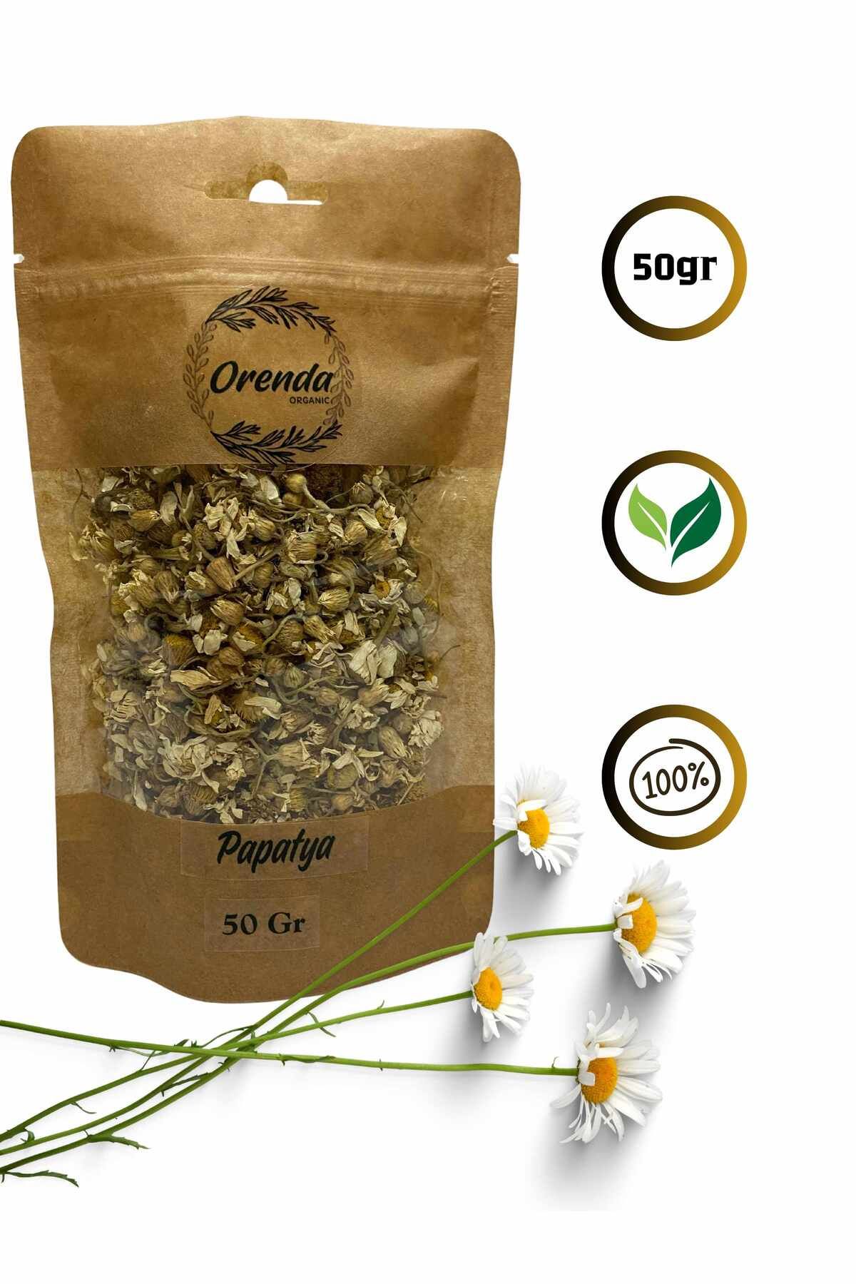 Orenda Papatya Çayı 50gr (Doğal Kurutulmuş Elenmiş, Doğanın Sunduğu en değerli rahatlatıcı çayı)