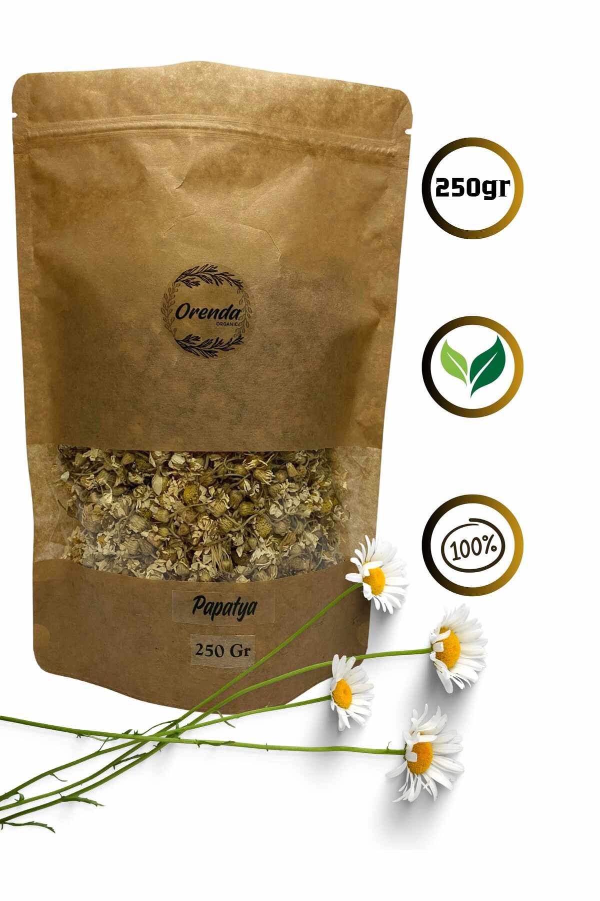 Orenda Papatya Çayı 250gr (Doğal Kurutulmuş Elenmiş, Doğanın Sunduğu en değerli rahatlatıcı çayı)