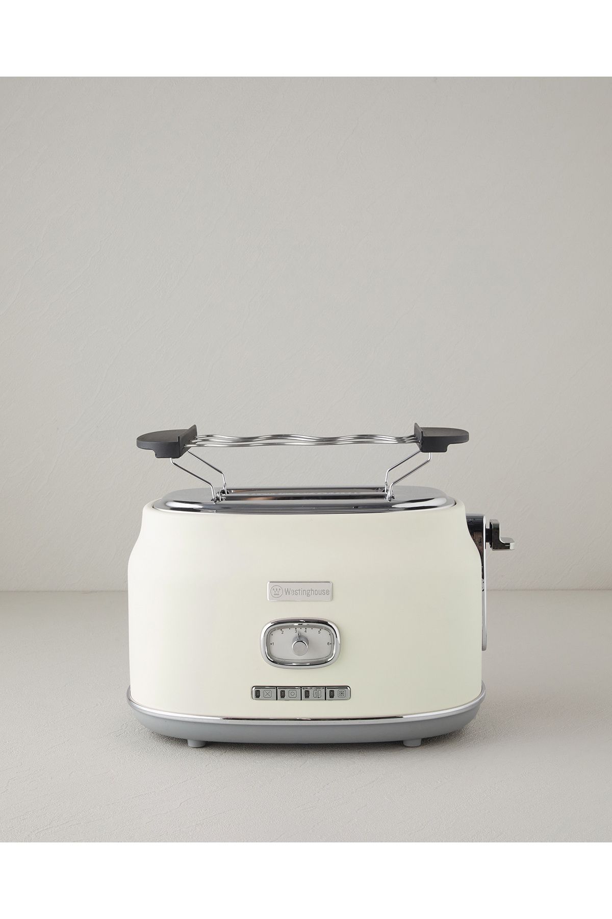 Westinghouse Ekmek Kızartma Makinesi - Retro Series 2 Slice Toaster Beyaz (KREM)