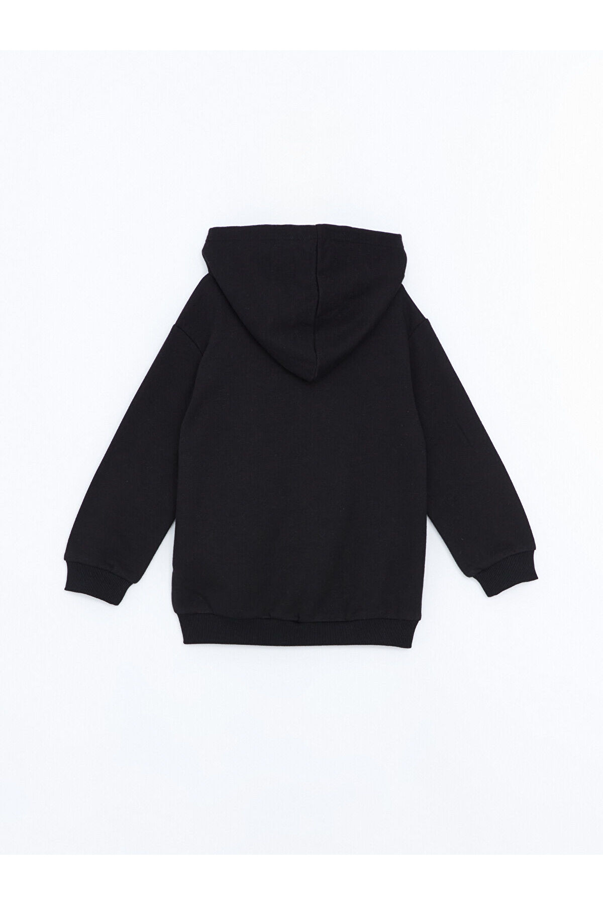 LC Waikiki Lcwk Kapüşonlu Basic Kız Çocuk Hırka fotoğrafı 3 (önizleme)