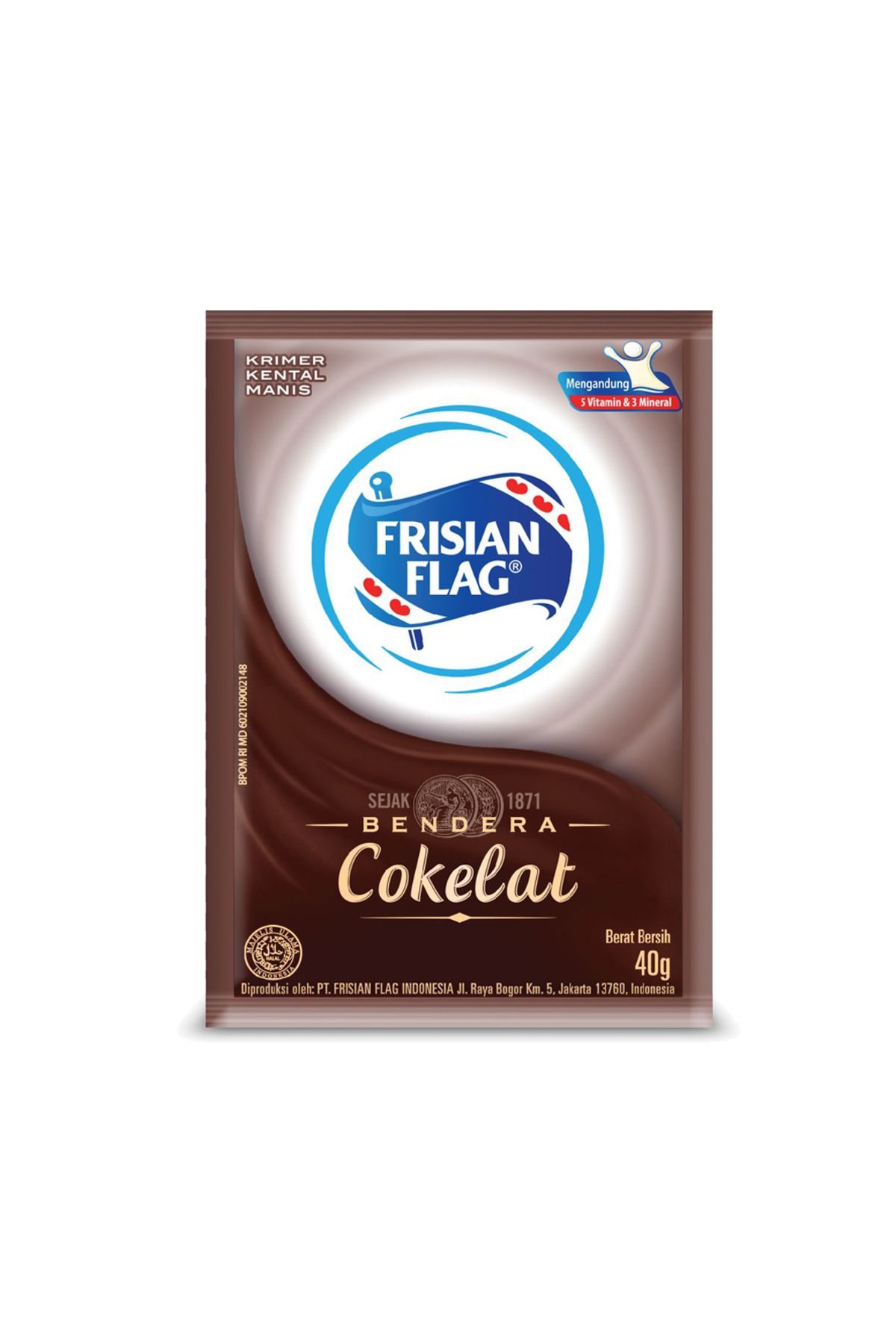 FRISIAN Flag Kental Manis 38g Cokelat 1 paket