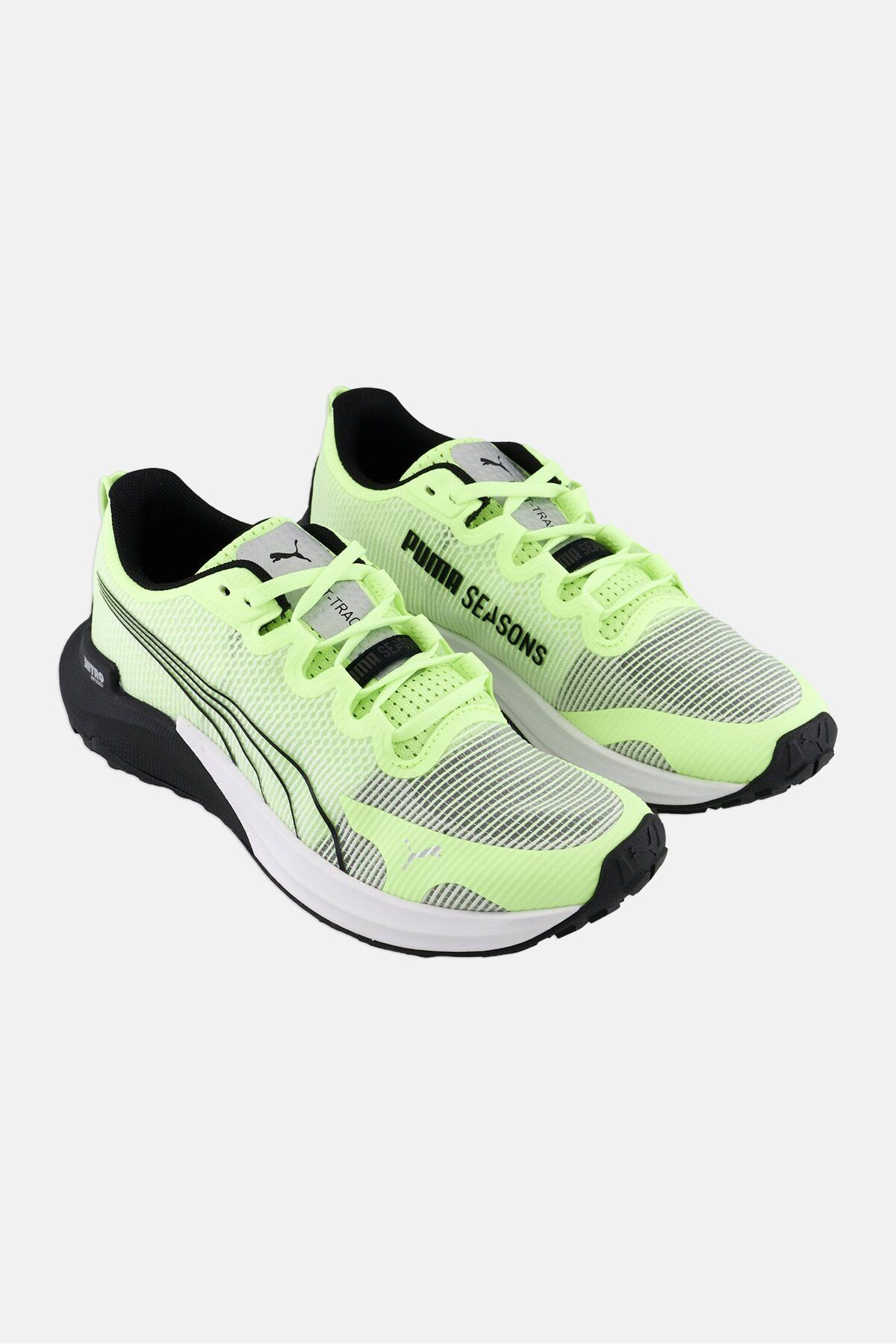 Puma-Women Fast-Trac Nitro Lace Up Training Shoes, Lime Green Combo 1