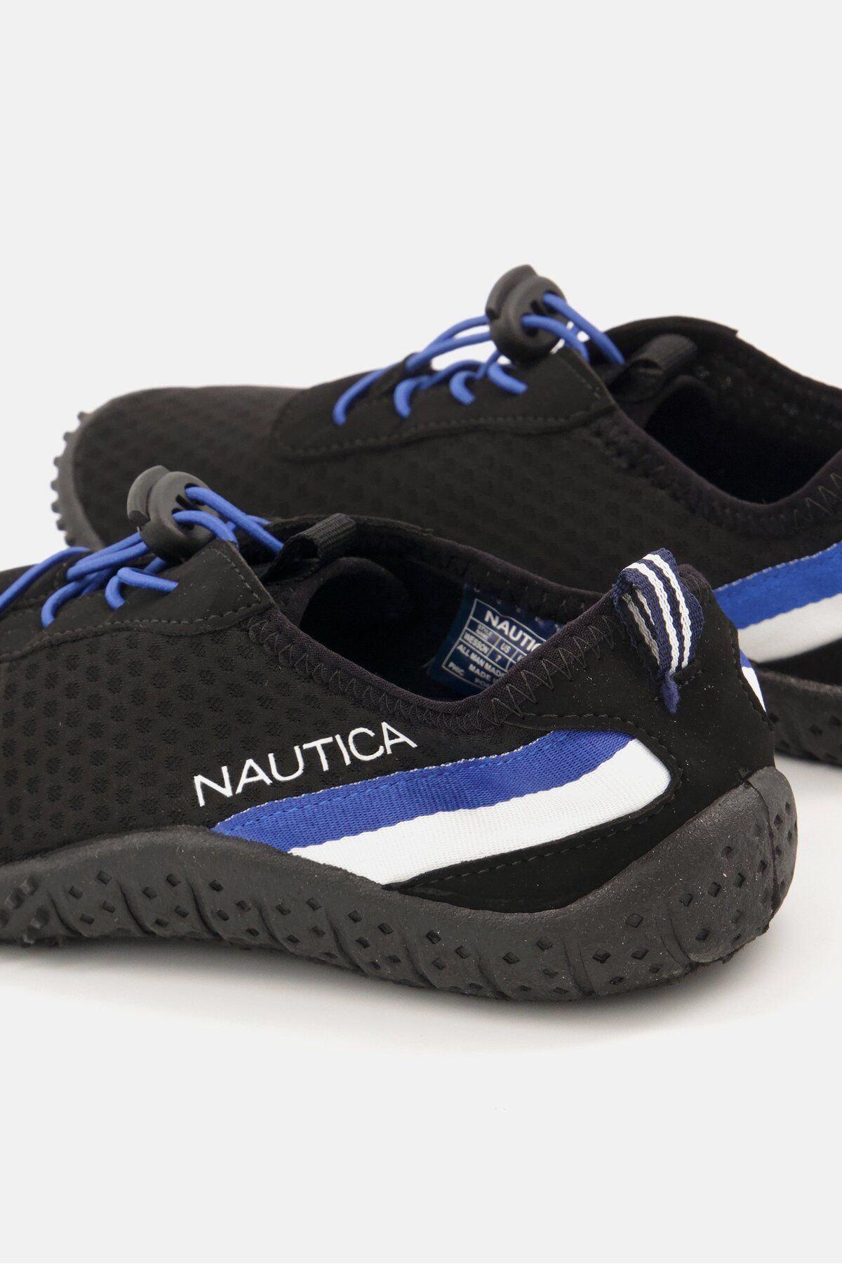 Nautica-Men Low Cut Lace Up Casual Shoes, Black/Blue 2