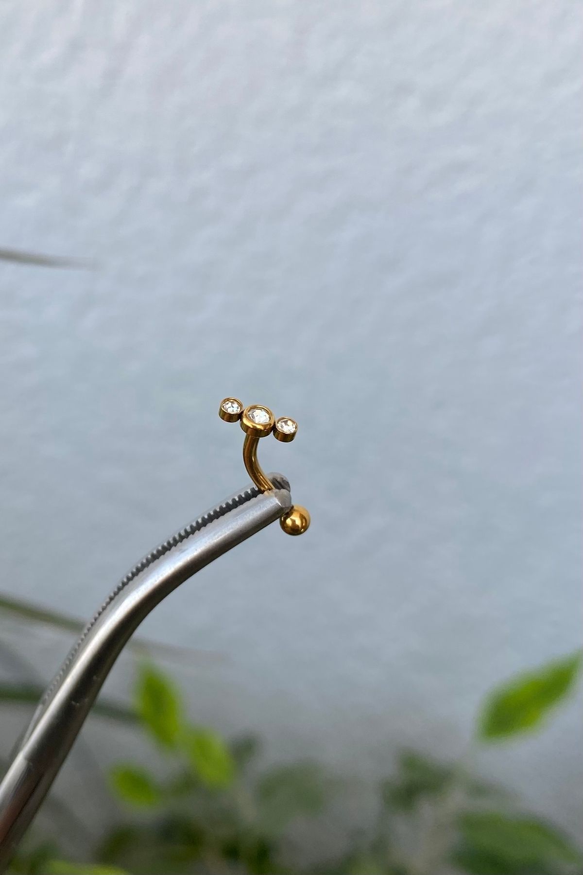 Doa-Gold Üçtaş Banana - Steel Piercing 10Mm/1,2Mm 1