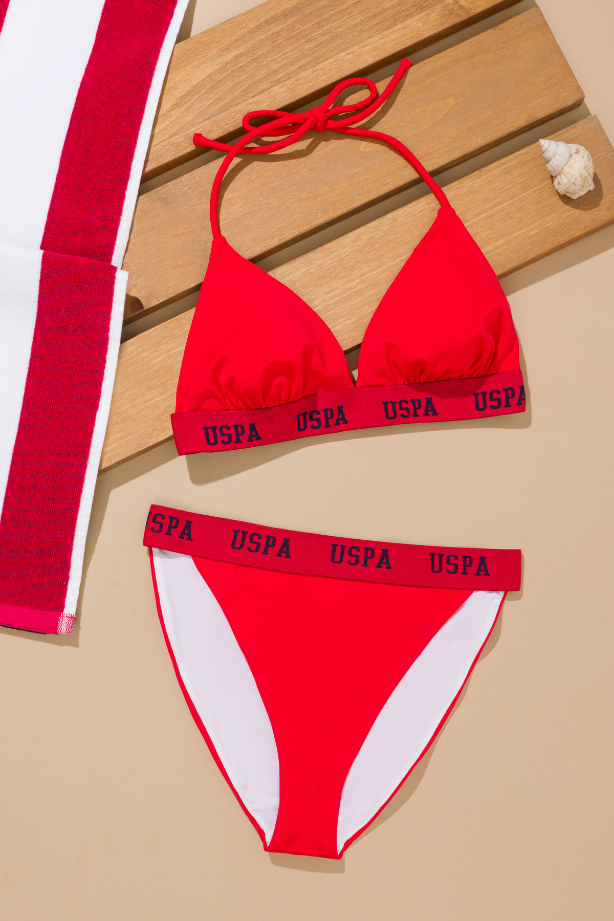 Women's Red Bikini 50263322-VR030