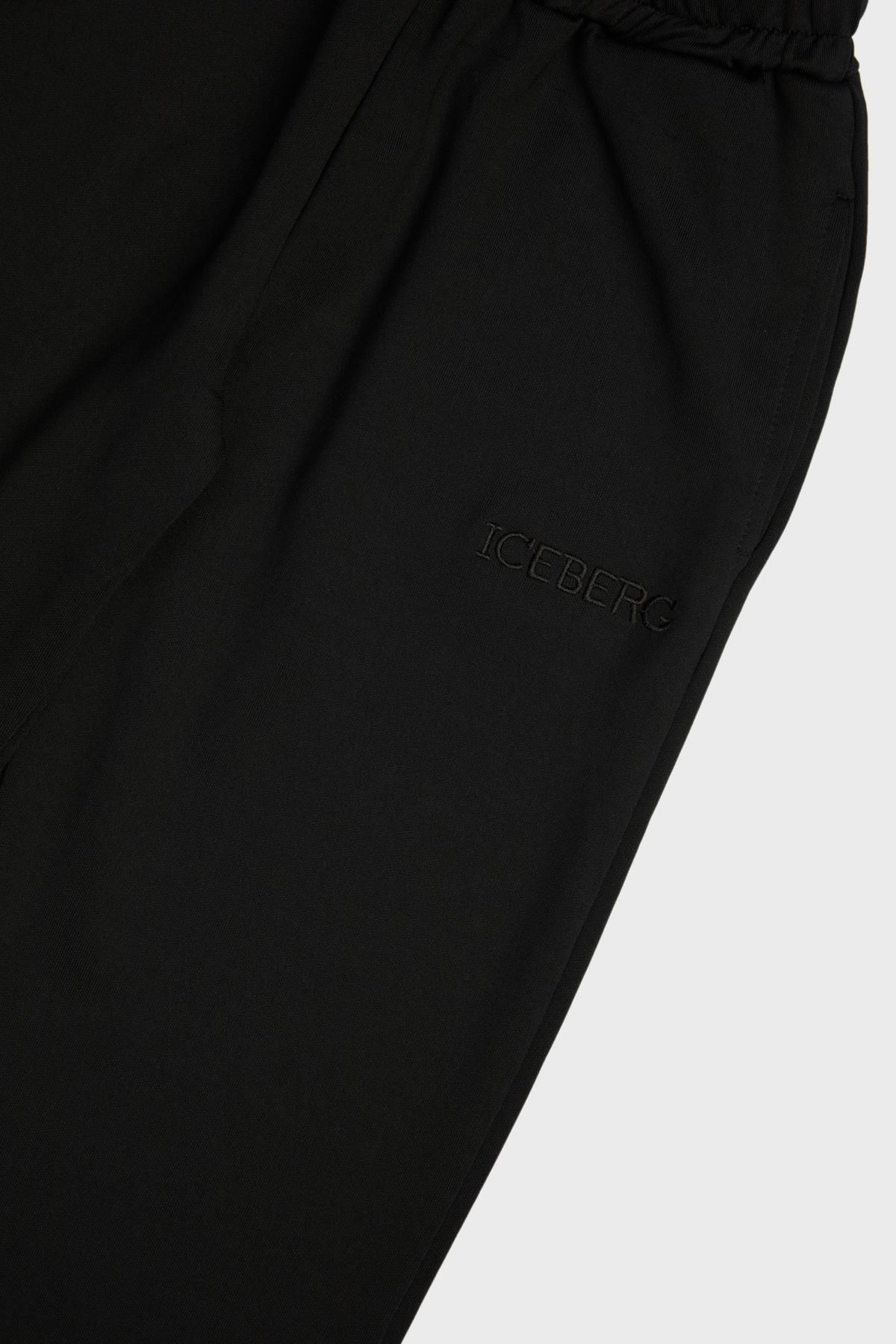 Iceberg-Pantaloni de sport negri pentru fete Bg Store 7
